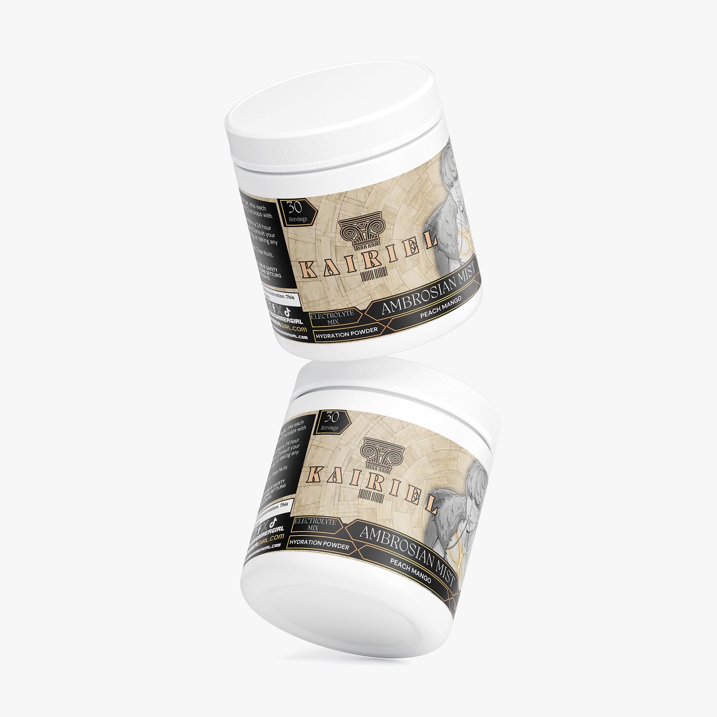 Kairielvt - Ambrosian Mist Hydration Powder (Peach Mango)