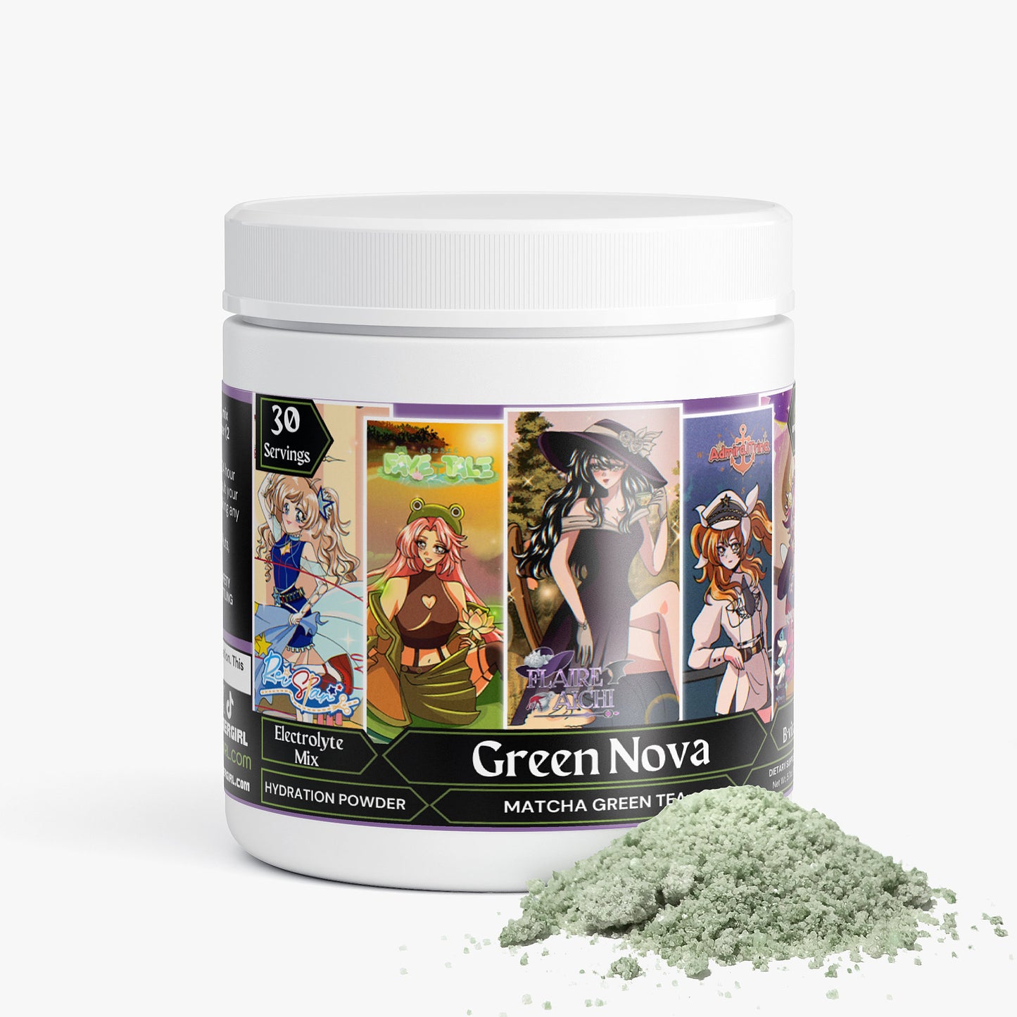 Solar Studios - Green Nova Hydration Powder (Matcha Green Tea)