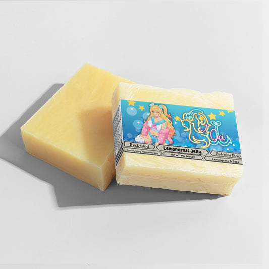 BoardwalkCici - Lemongrass Jelly Lemongrass & Sage Soap