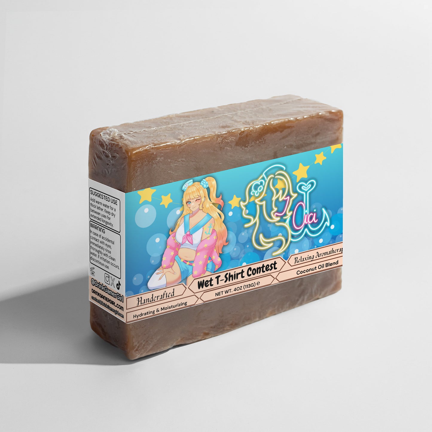 BoardwalkCici - Wet T-Shirt Contest Coconut Beach Soap