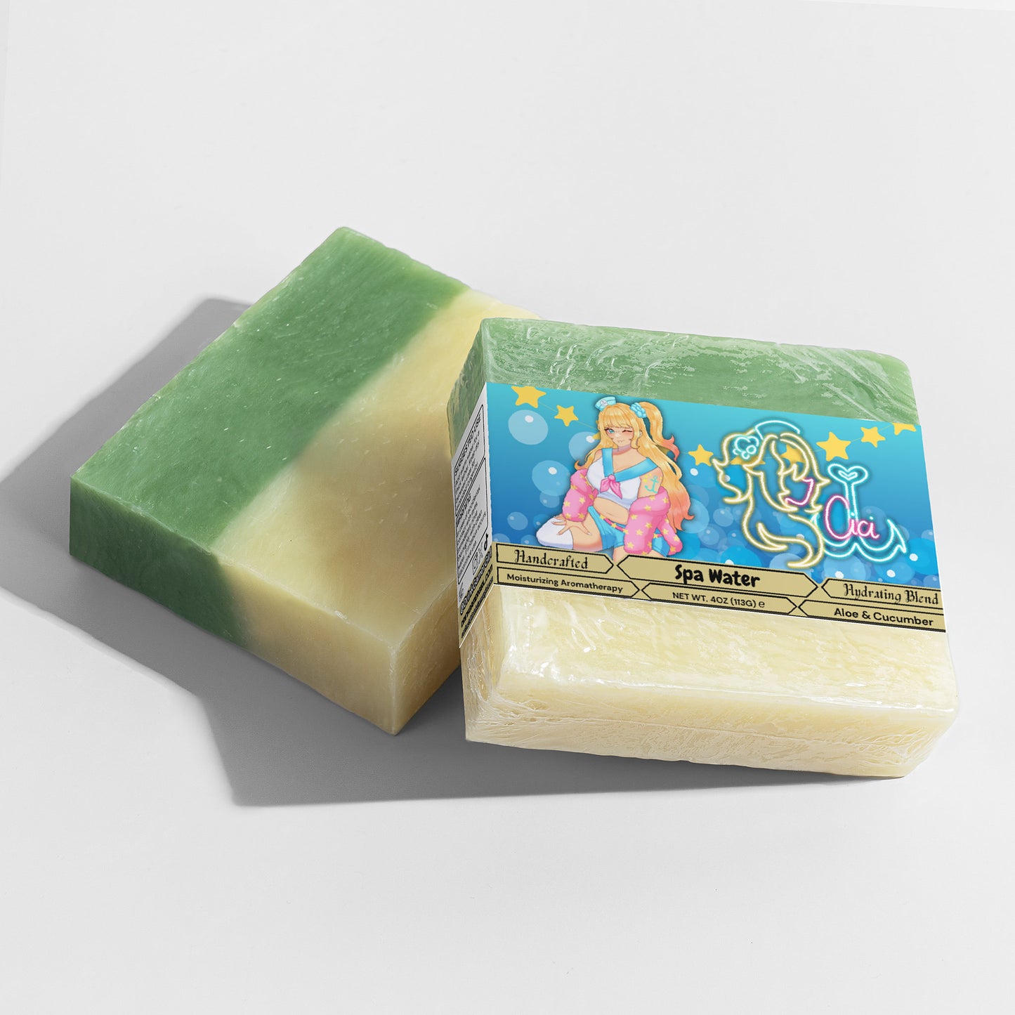 BoardwalkCici - Spa Water Aloe & Cool Cucumber Soap