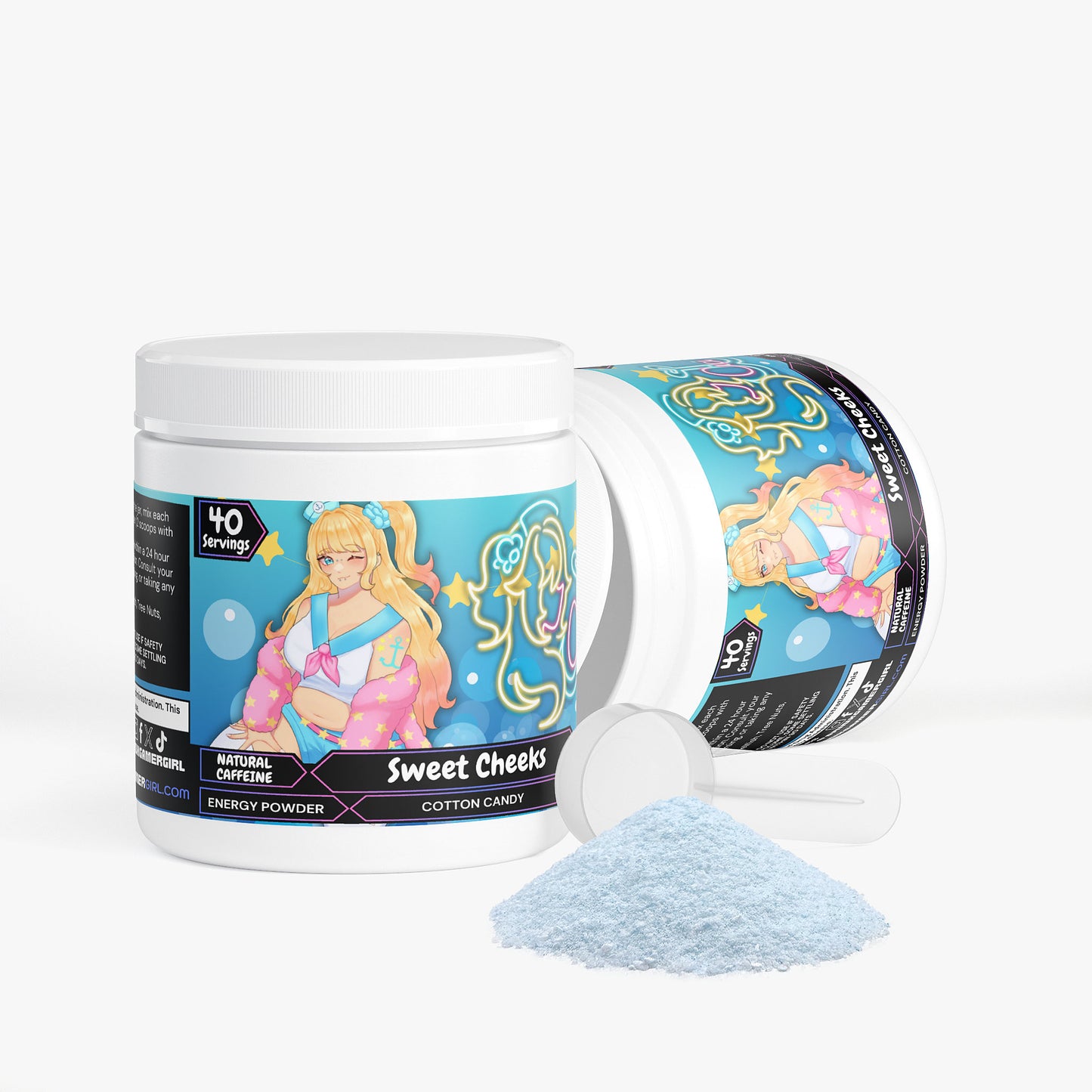 BoardwalkCici - Sweet Cheeks Energy Powder (Cotton Candy)