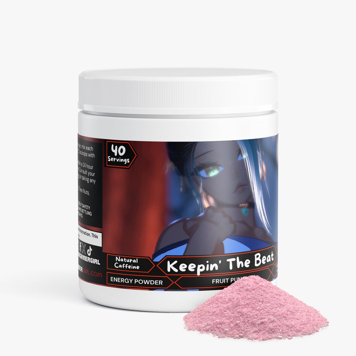 Queen Rhythm - Keepin' The Beat Energy Powder (Fruit Punch)