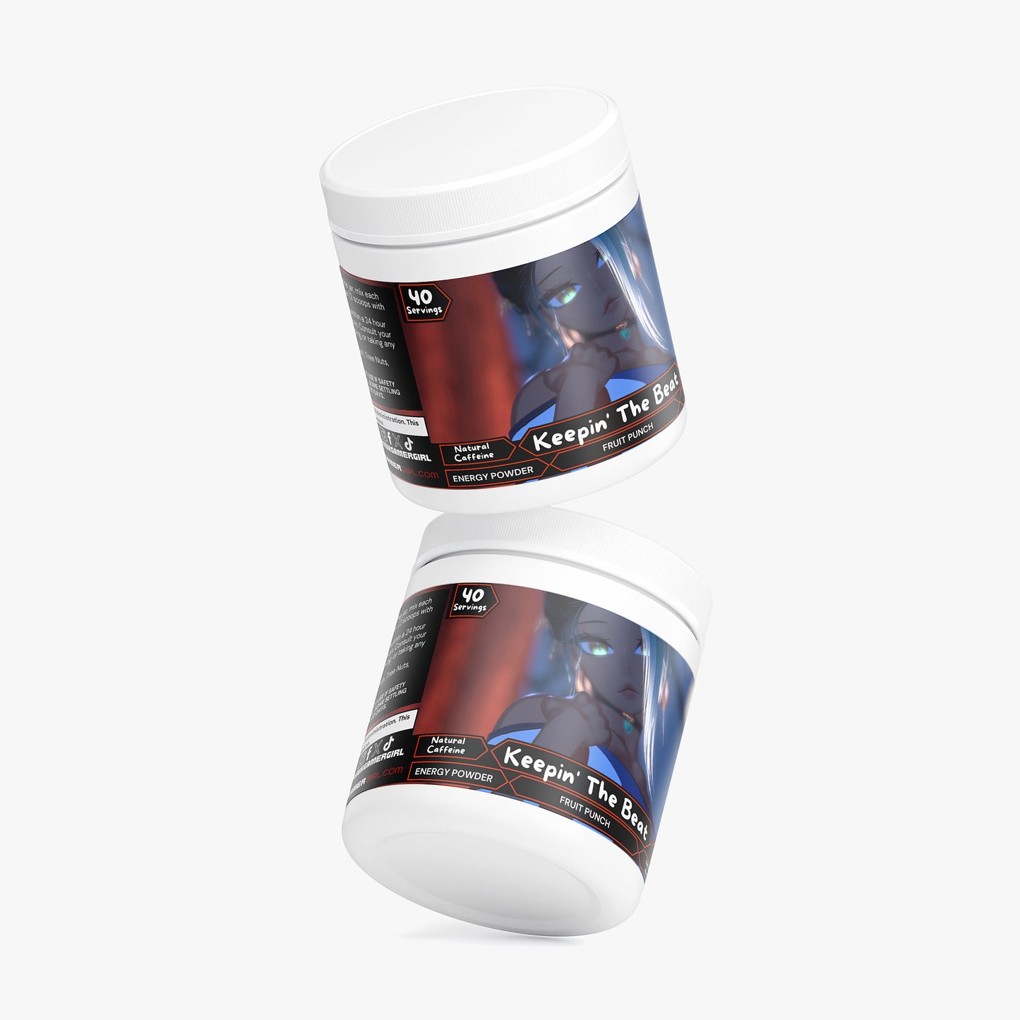 Queen Rhythm - Keepin' The Beat Energy Powder (Fruit Punch)