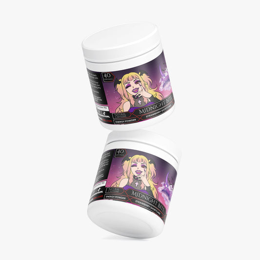 LunaHime - Midnight Bite Energy Powder (Strawberry Shortcake)