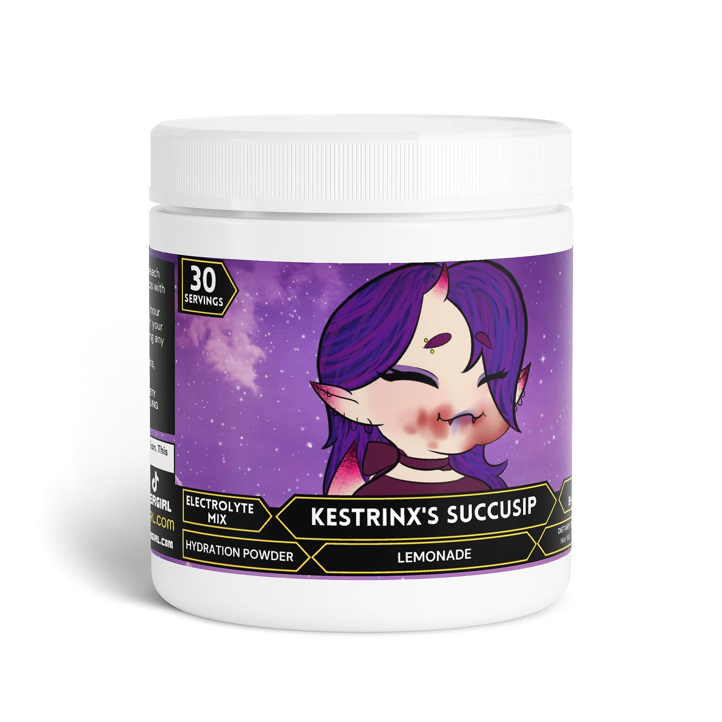 SuccuBunnVT - Kestrinx's SuccuSip Hydration Powder (Lemonade)