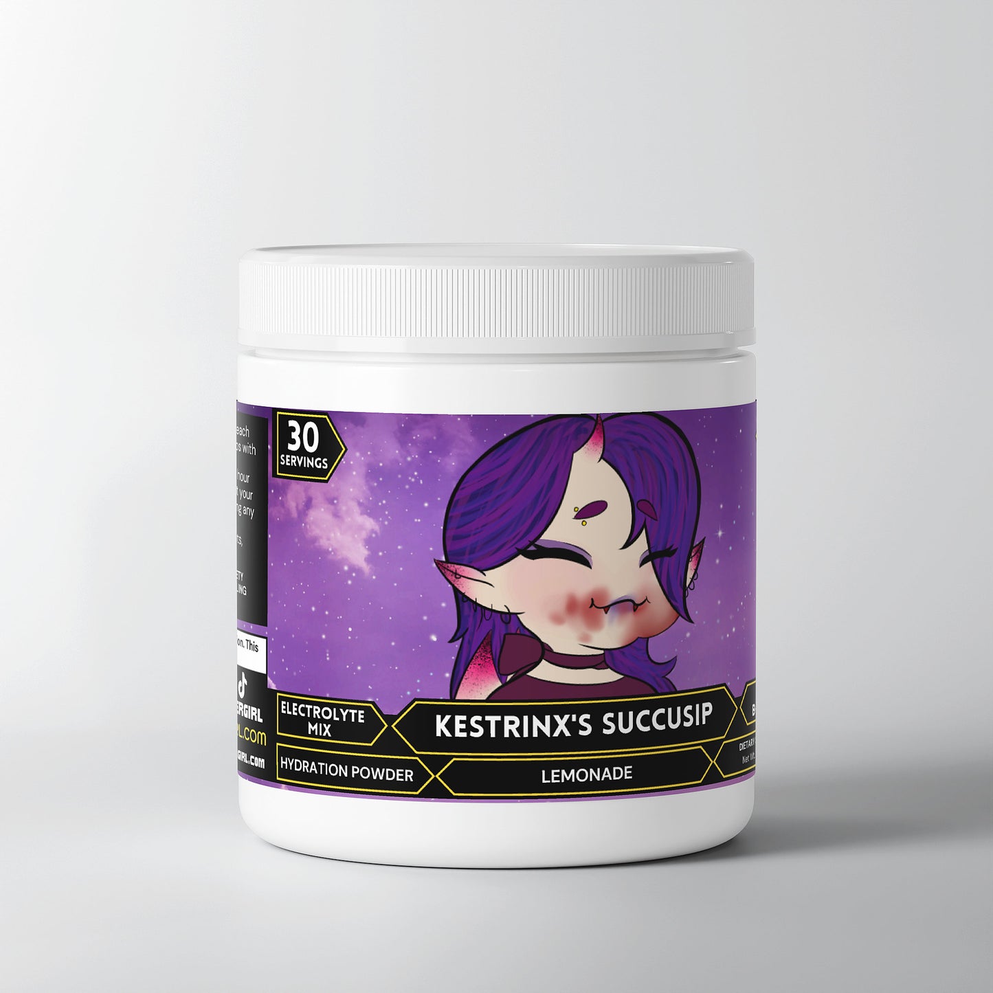 SuccuBunnVT - Kestrinx's SuccuSip Hydration Powder (Lemonade)