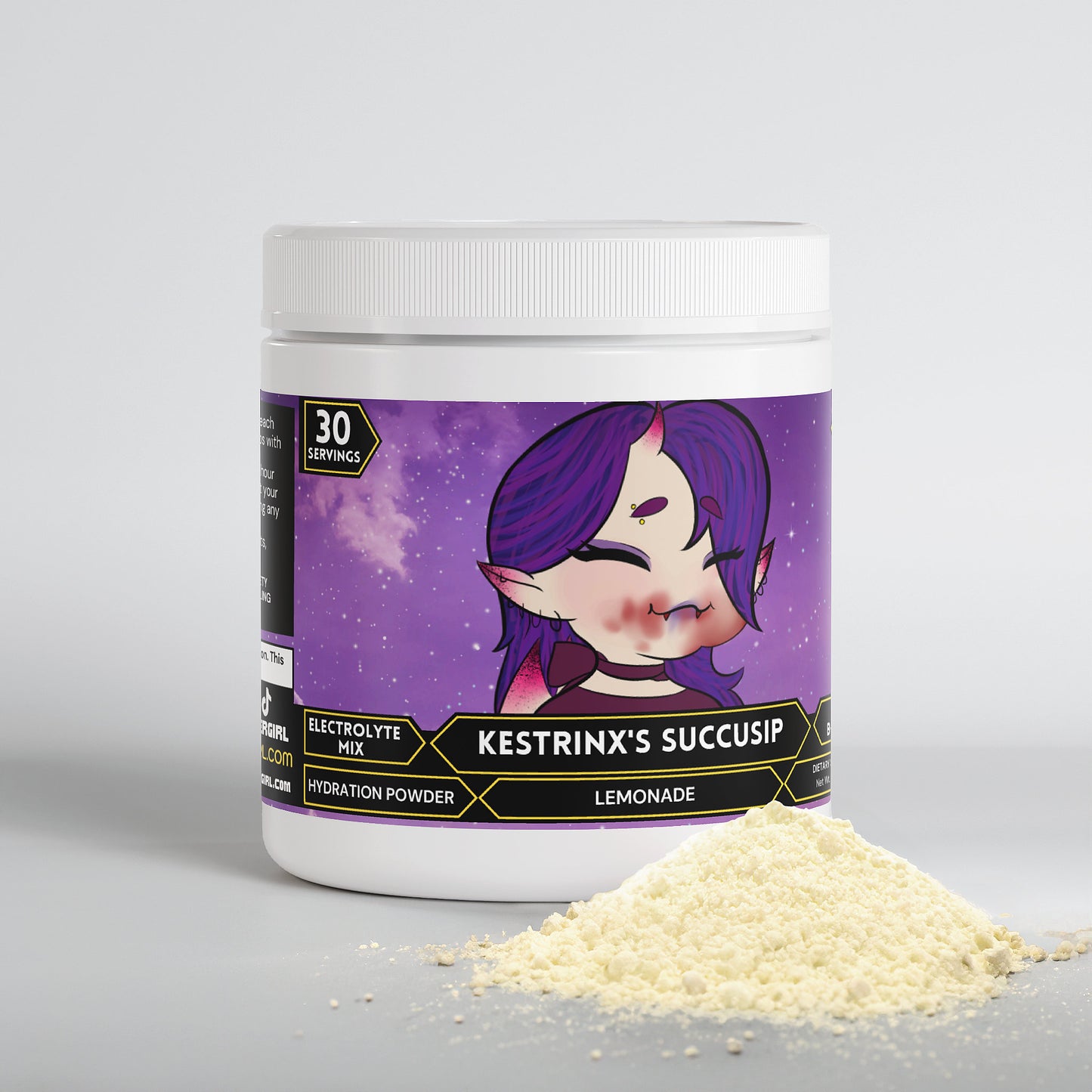 SuccuBunnVT - Kestrinx's SuccuSip Hydration Powder (Lemonade)