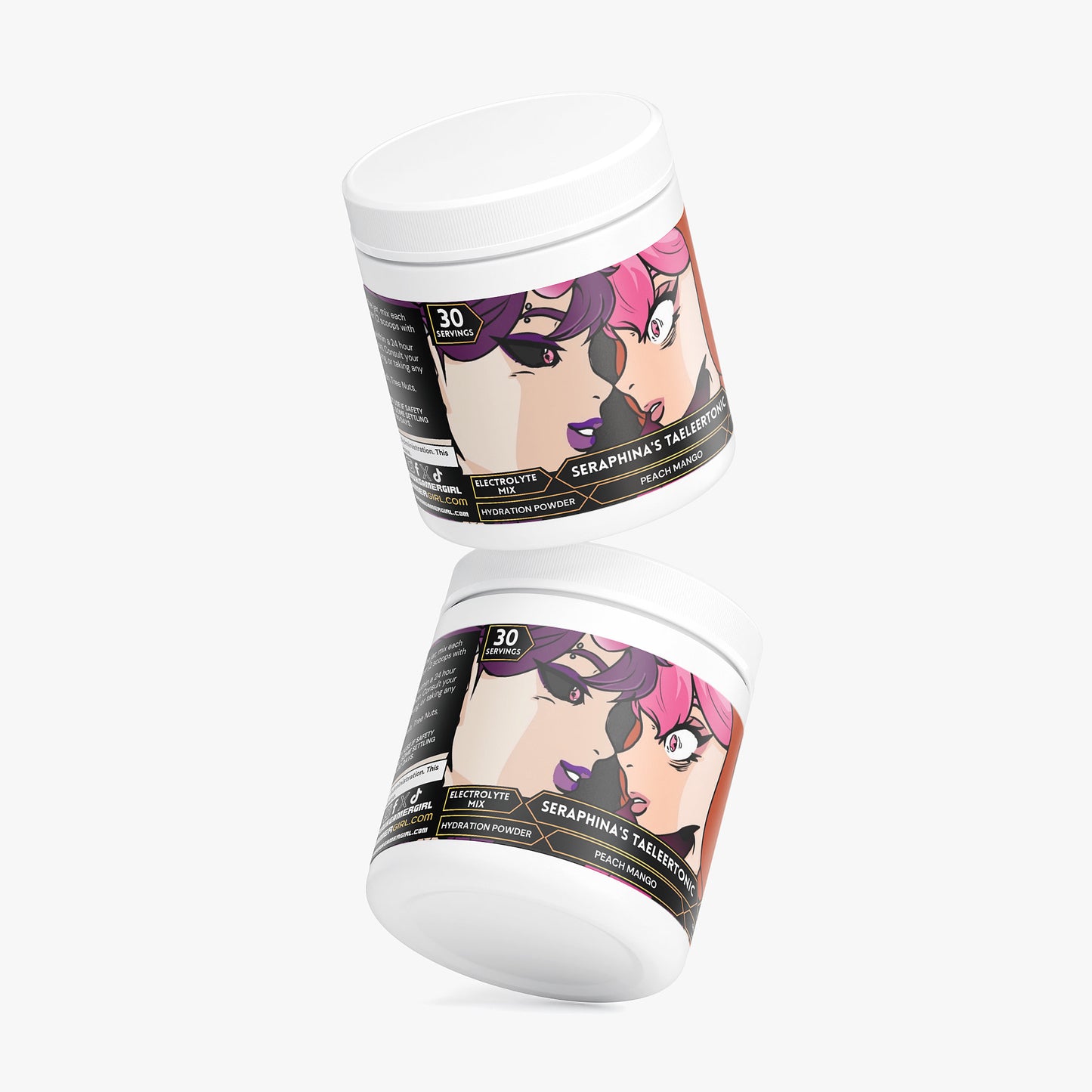 SuccuBunnVT - Seraphina's TaeleerTonic Hydration Powder (Peach Mango)