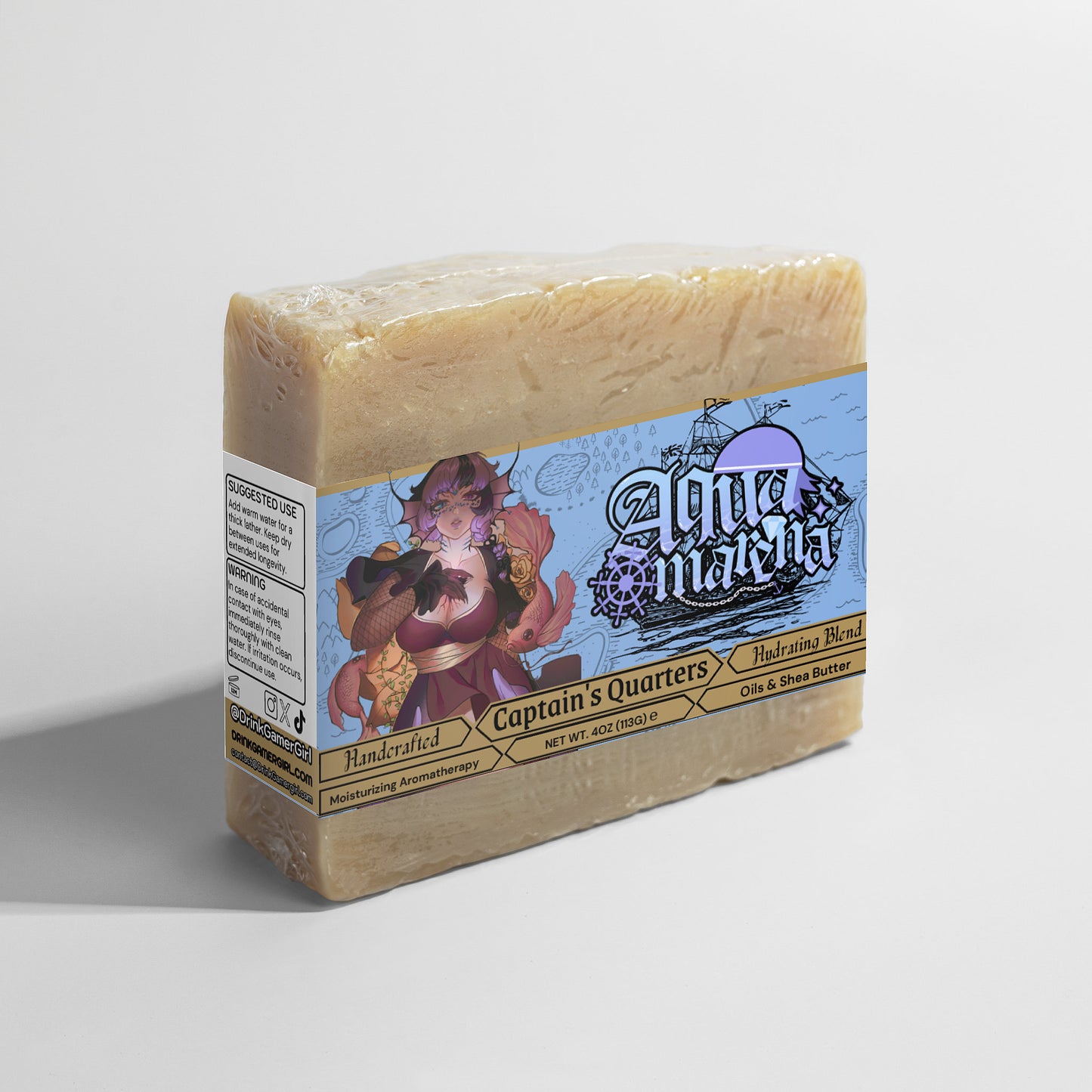 Aqua Marena - Captain's Quarters Rich Sandalwood Soap