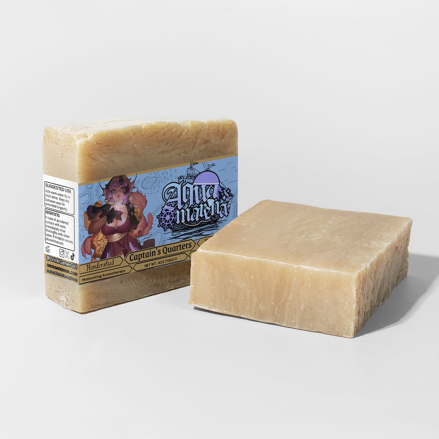 Aqua Marena - Captain's Quarters Rich Sandalwood Soap