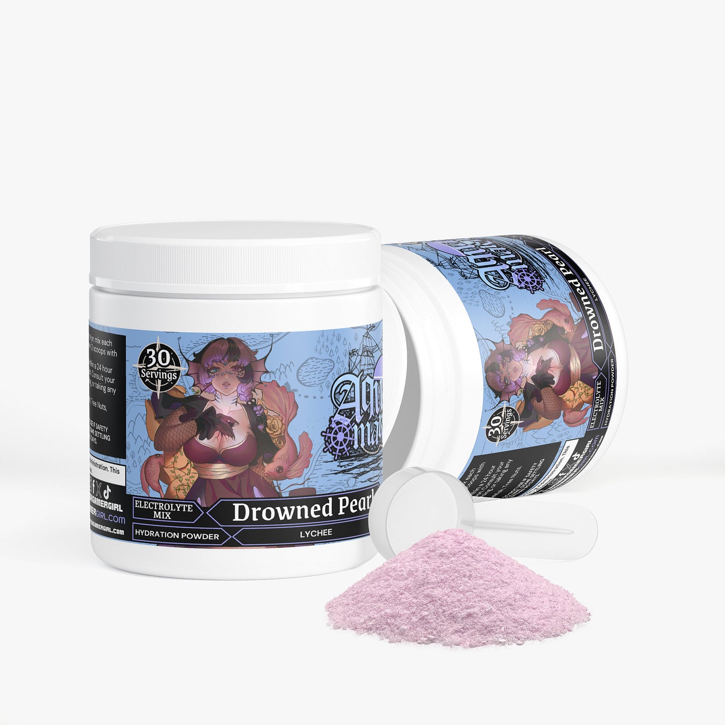 Aqua Marena - Drowned Pearl Hydration Powder (Lychee)