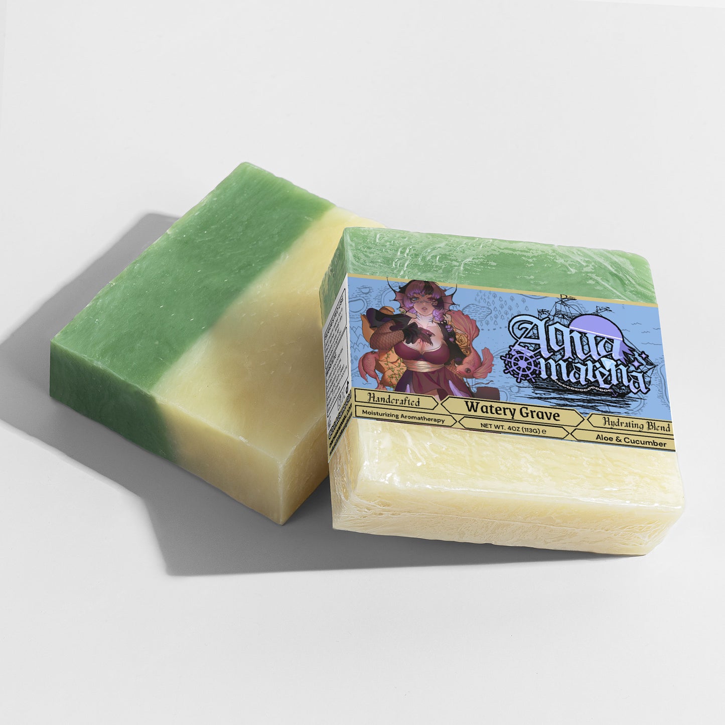 Aqua Marena - Watery Grave Aloe & Cool Cucumber Soap