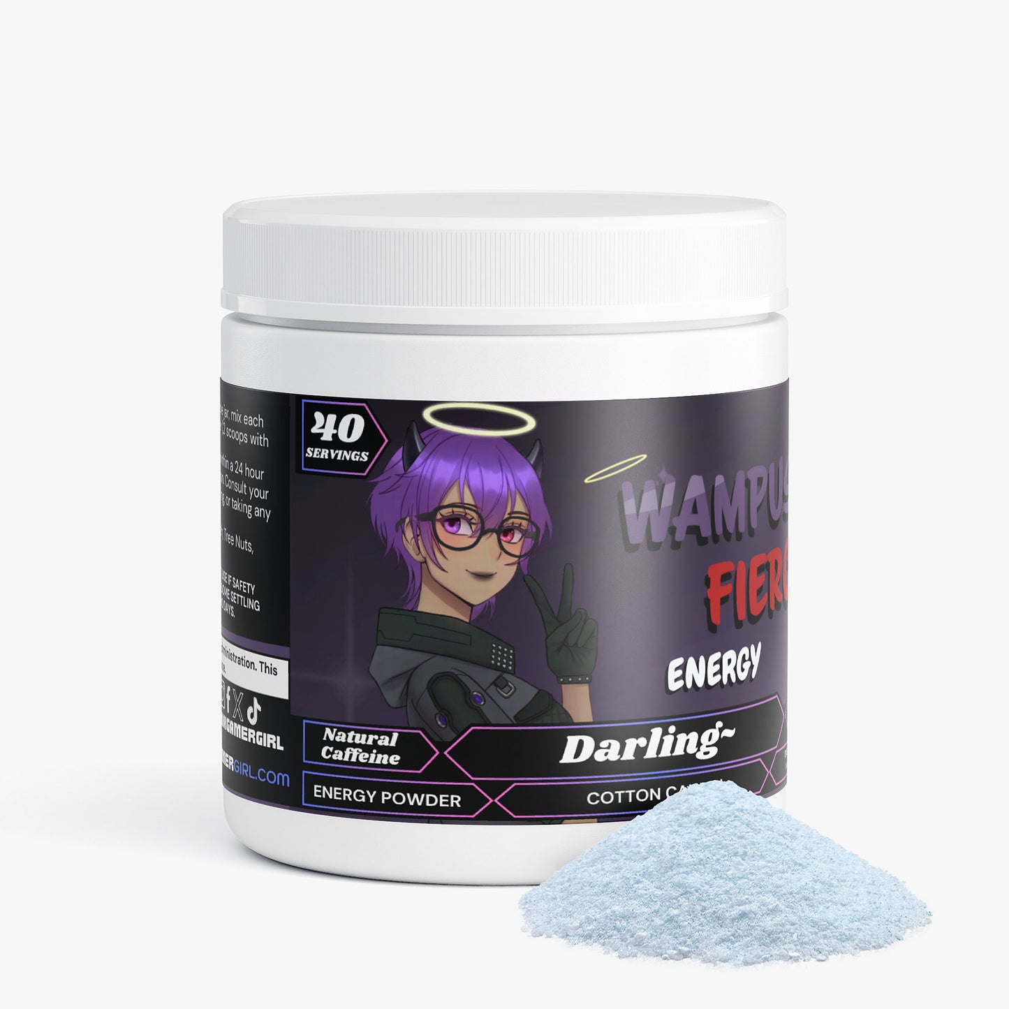 Wampus Fierce - Darling~ Energy Powder (Cotton Candy)
