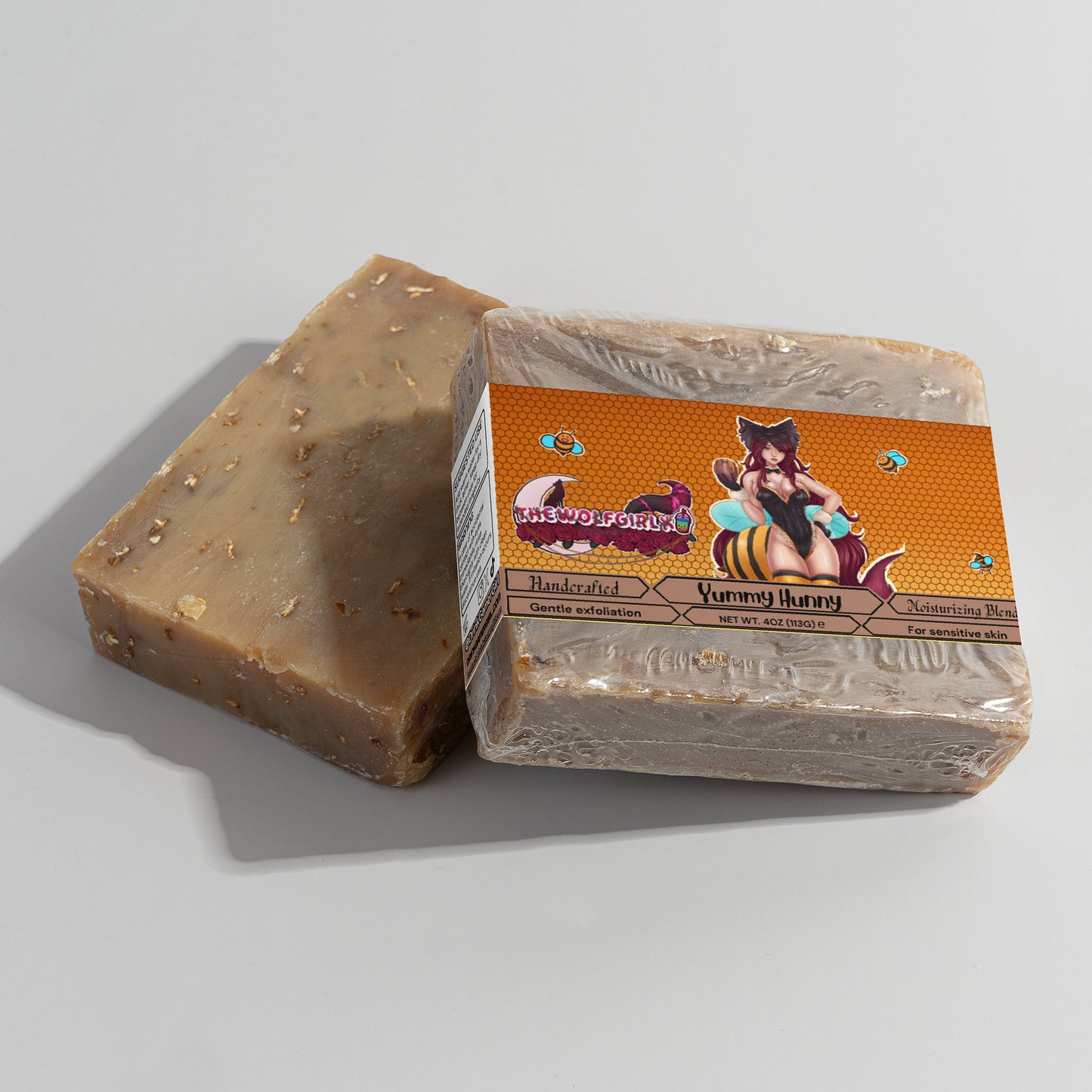 Thewolfgirlx - Yummy Hunny Oat Milk Honey Soap