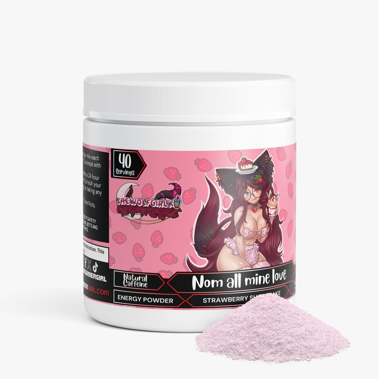 Thewolfgirlx - Nom all mine love Energy Powder (Strawberry Shortcake)
