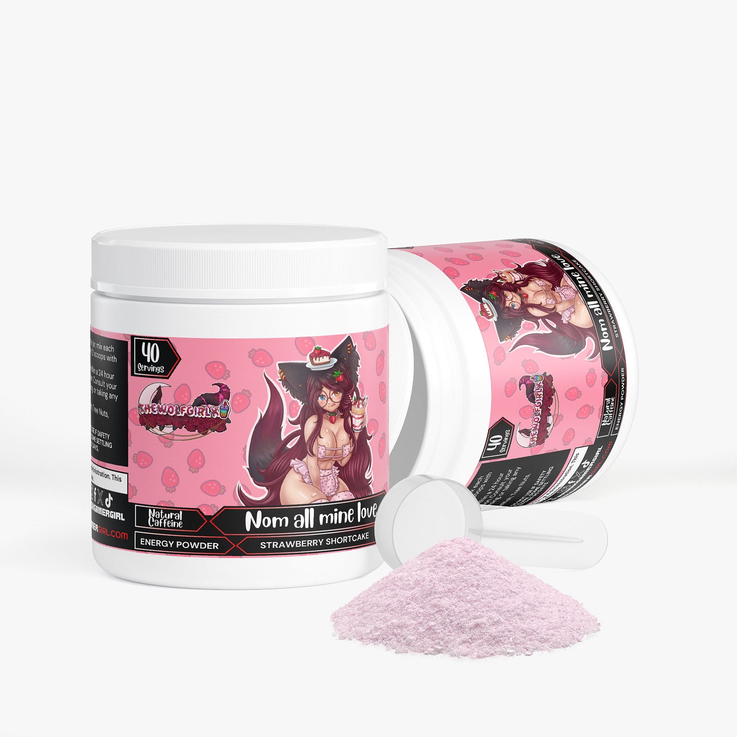 Thewolfgirlx - Nom all mine love Energy Powder (Strawberry Shortcake)
