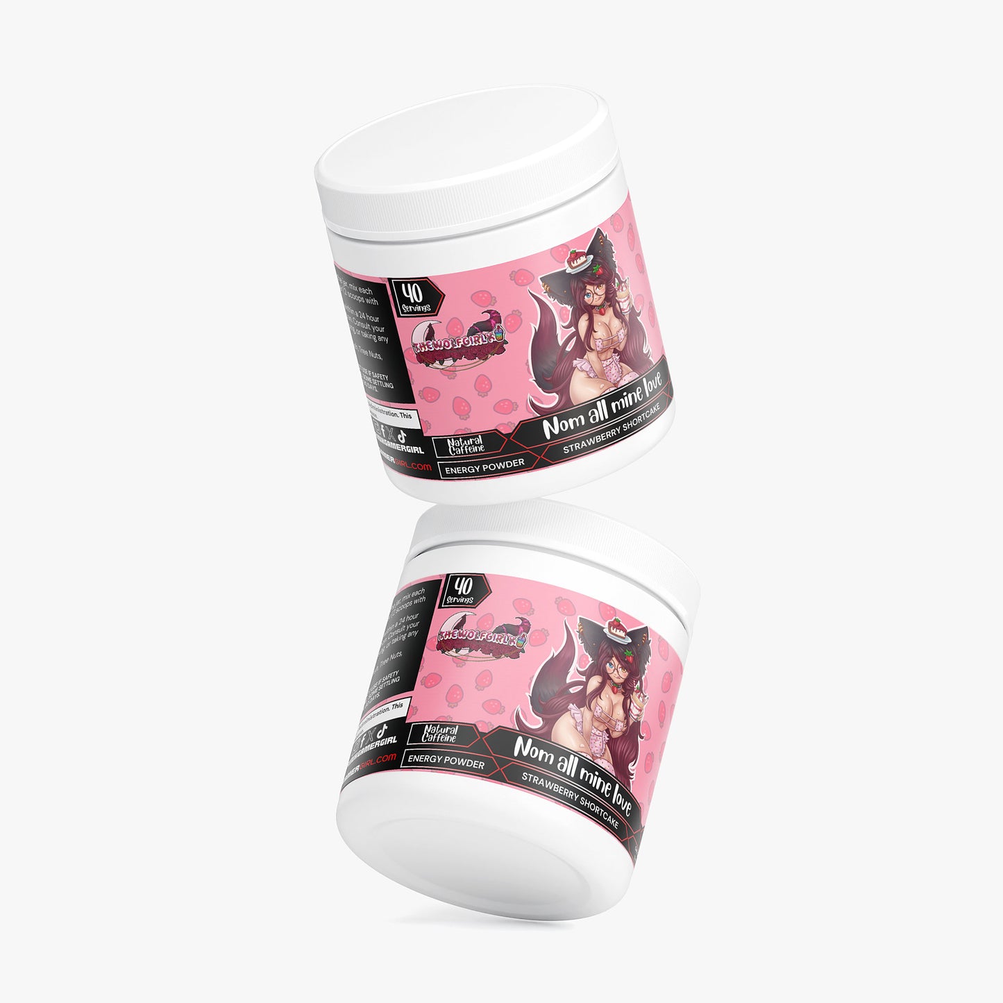 Thewolfgirlx - Nom all mine love Energy Powder (Strawberry Shortcake)