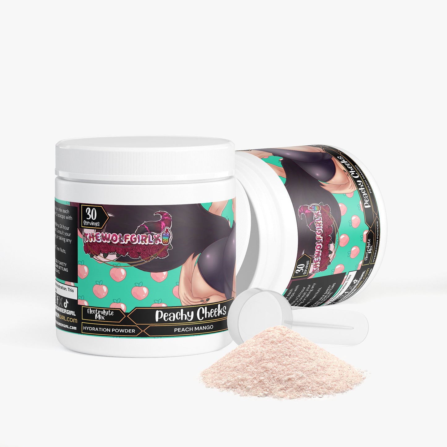 Thewolfgirlx - Peachy Cheeks Hydration Powder (Peach Mango)