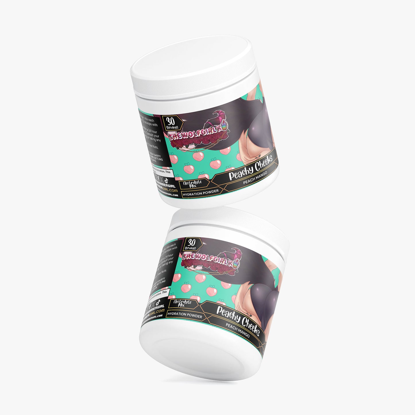 Thewolfgirlx - Peachy Cheeks Hydration Powder (Peach Mango)