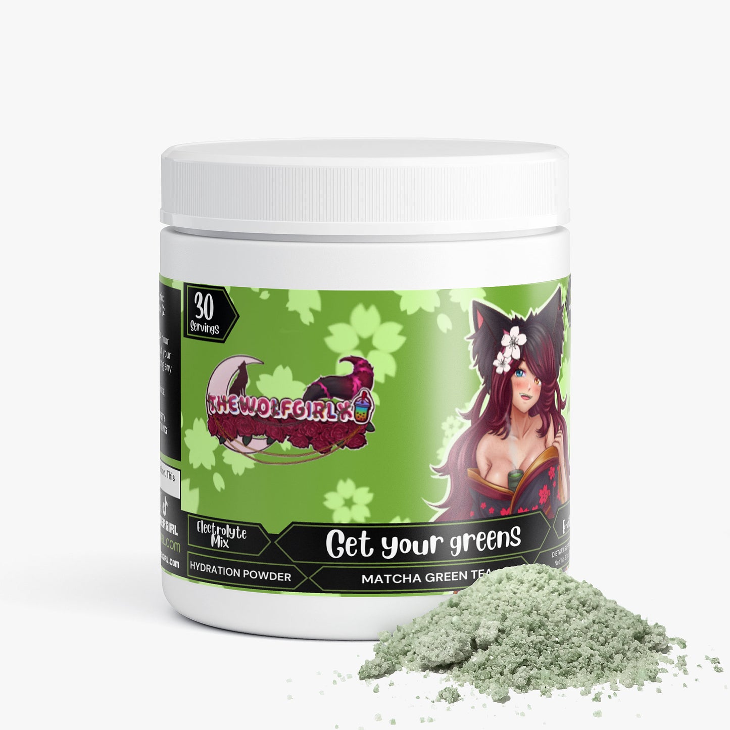 Thewolfgirlx - Get your greens Hydration Powder (Matcha Green Tea)