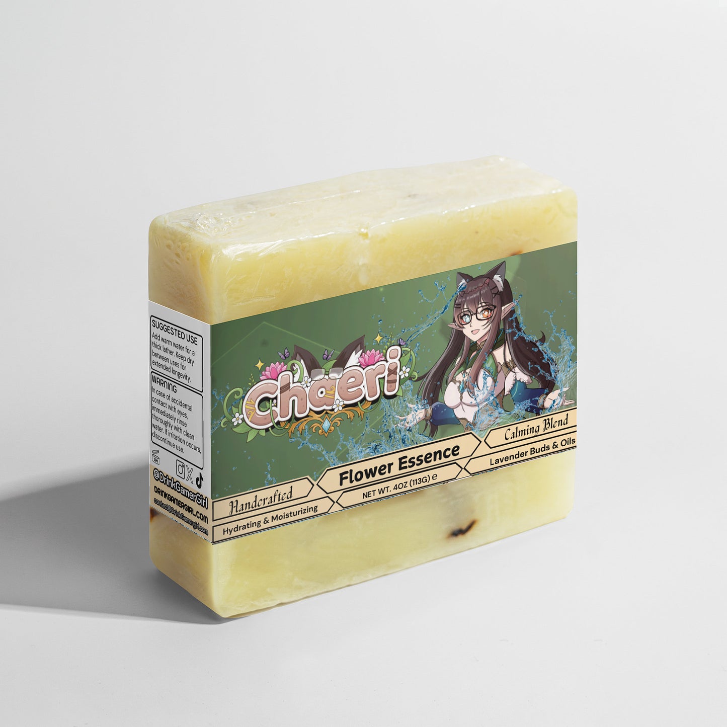Chaeri - Flower Essence Calming Lavender Soap