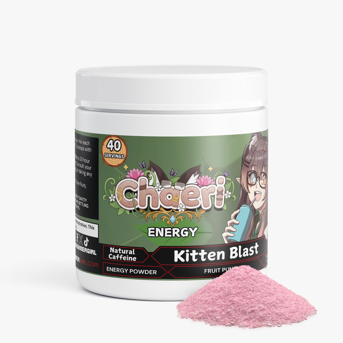 Chaeri - Kitten Blast Energy Powder (Fruit Punch)