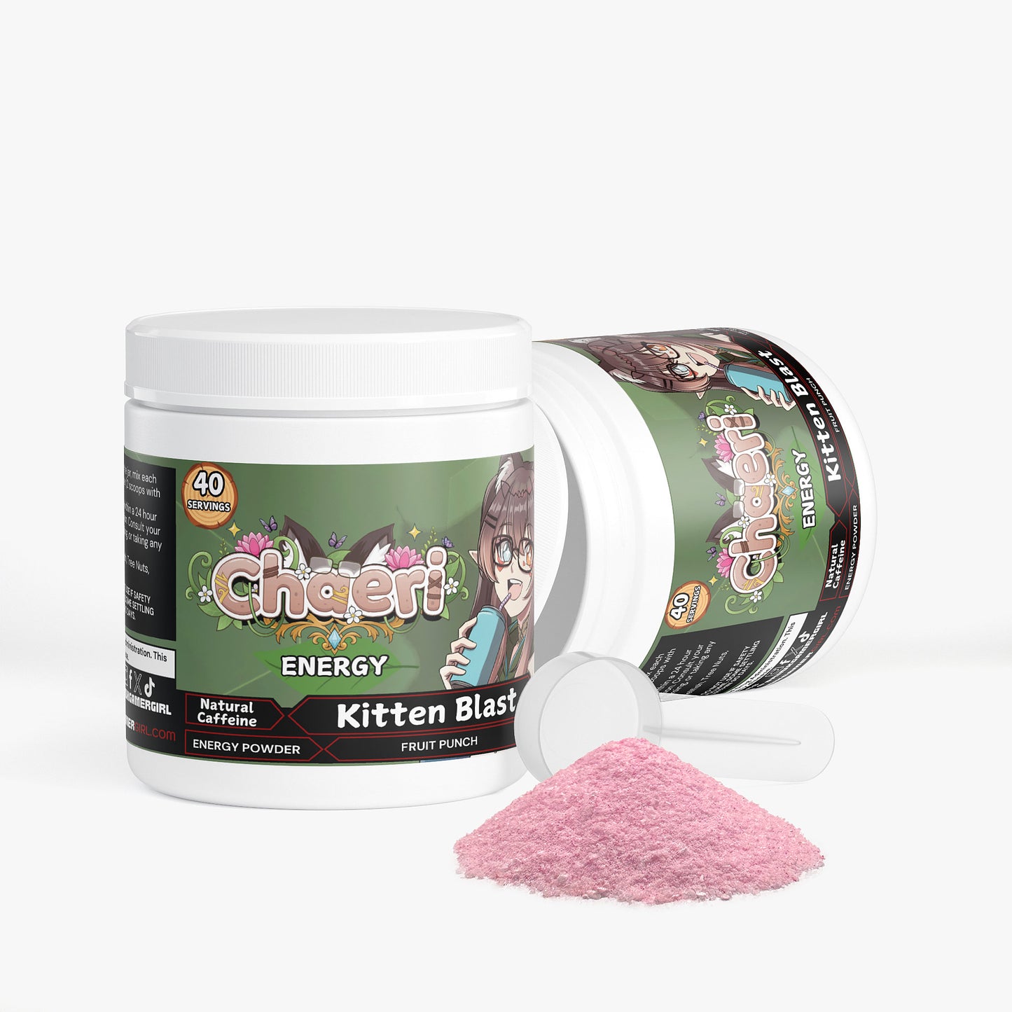 Chaeri - Kitten Blast Energy Powder (Fruit Punch)