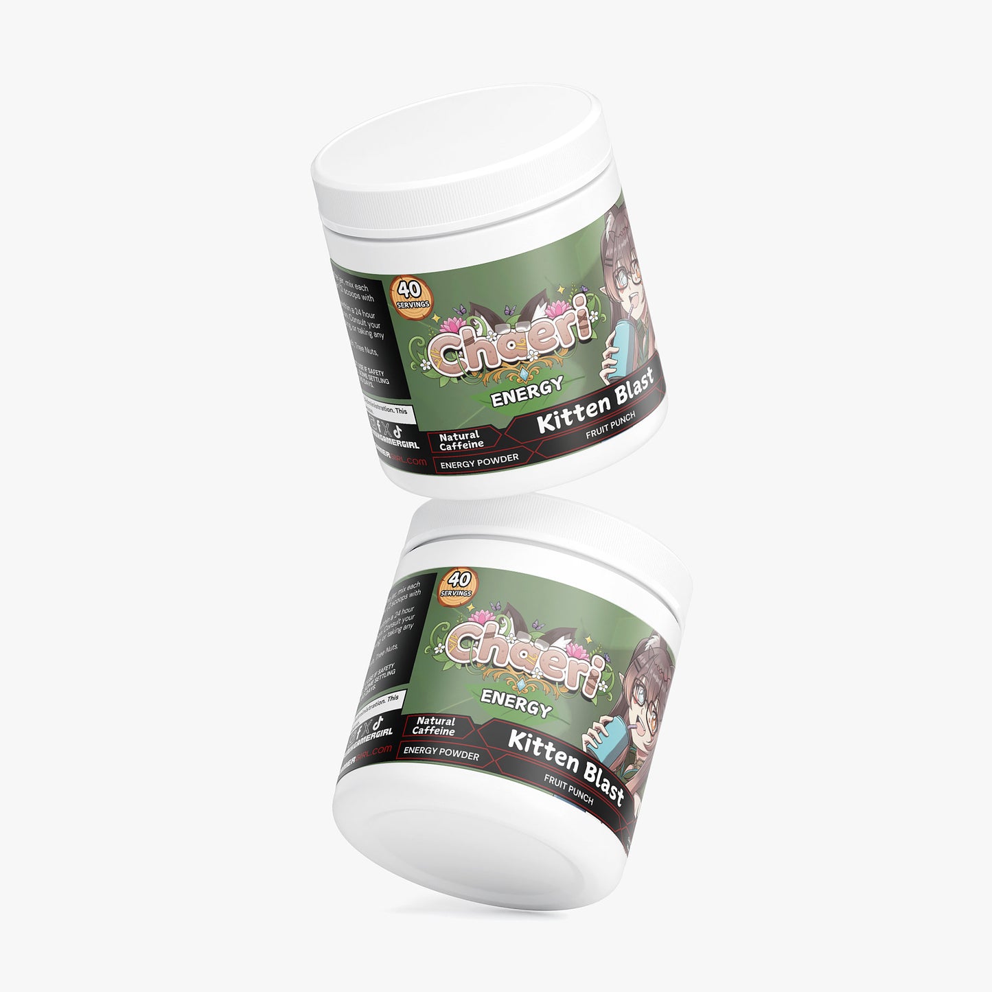 Chaeri - Kitten Blast Energy Powder (Fruit Punch)