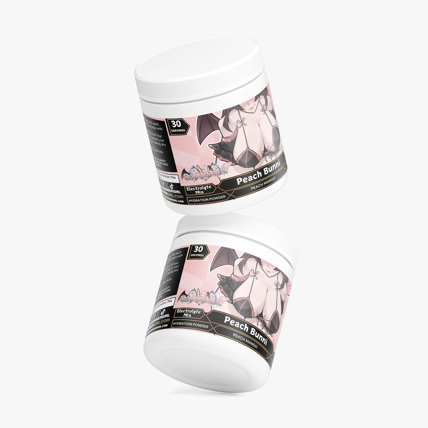 CrypticBunni - Peach Bunni Hydration Powder (Peach Mango)