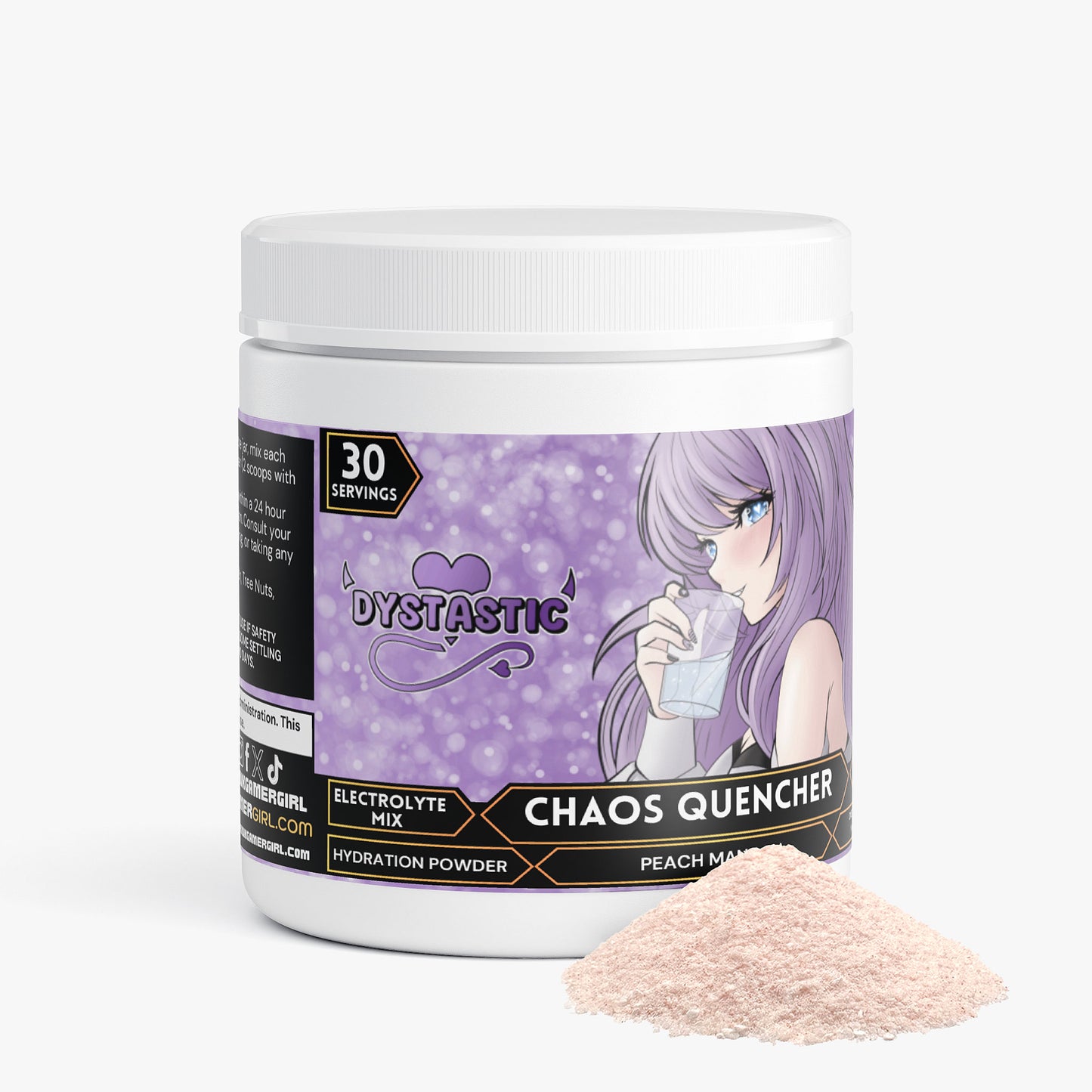 Dystastic - Chaos Quencher Hydration Powder (Peach Mango)