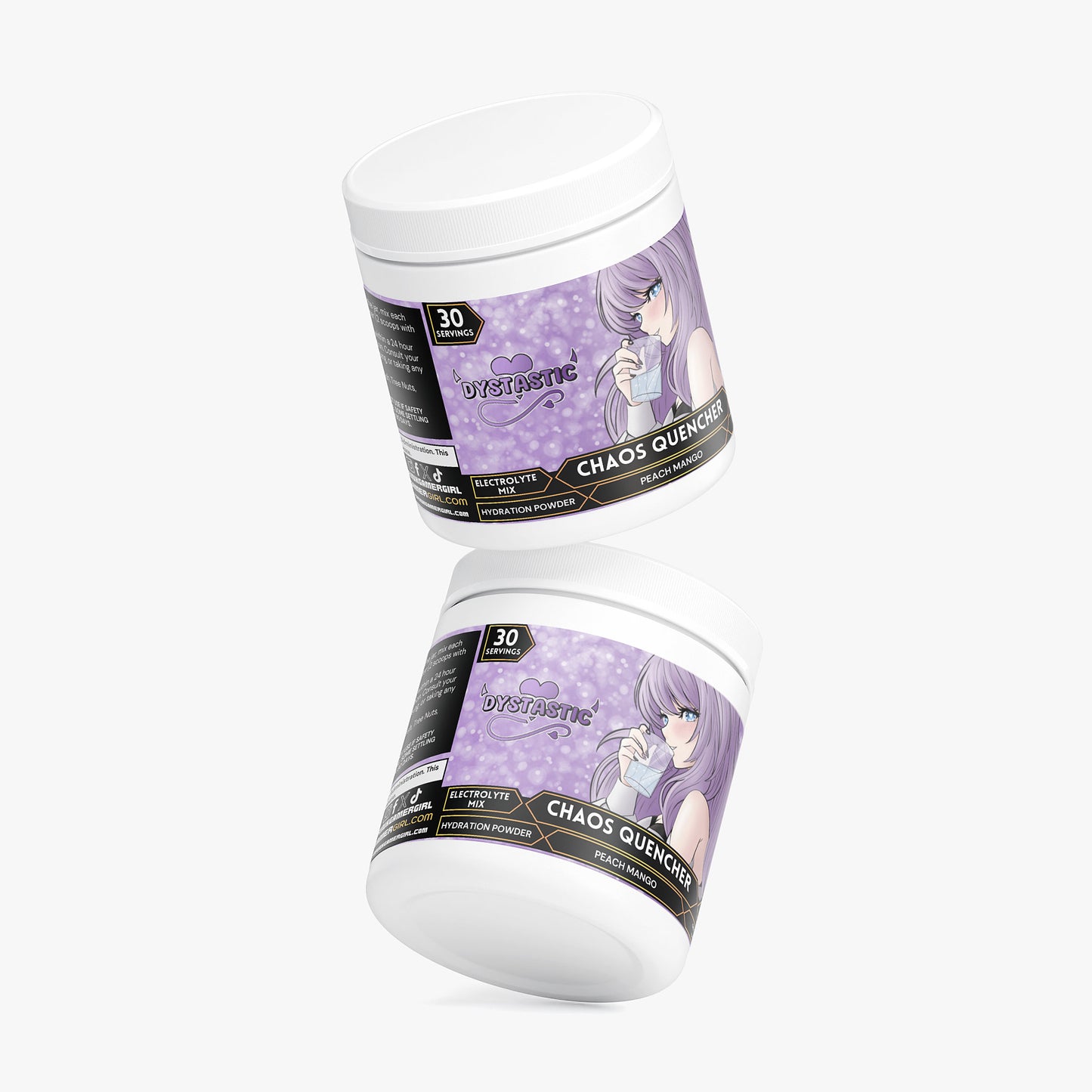 Dystastic - Chaos Quencher Hydration Powder (Peach Mango)