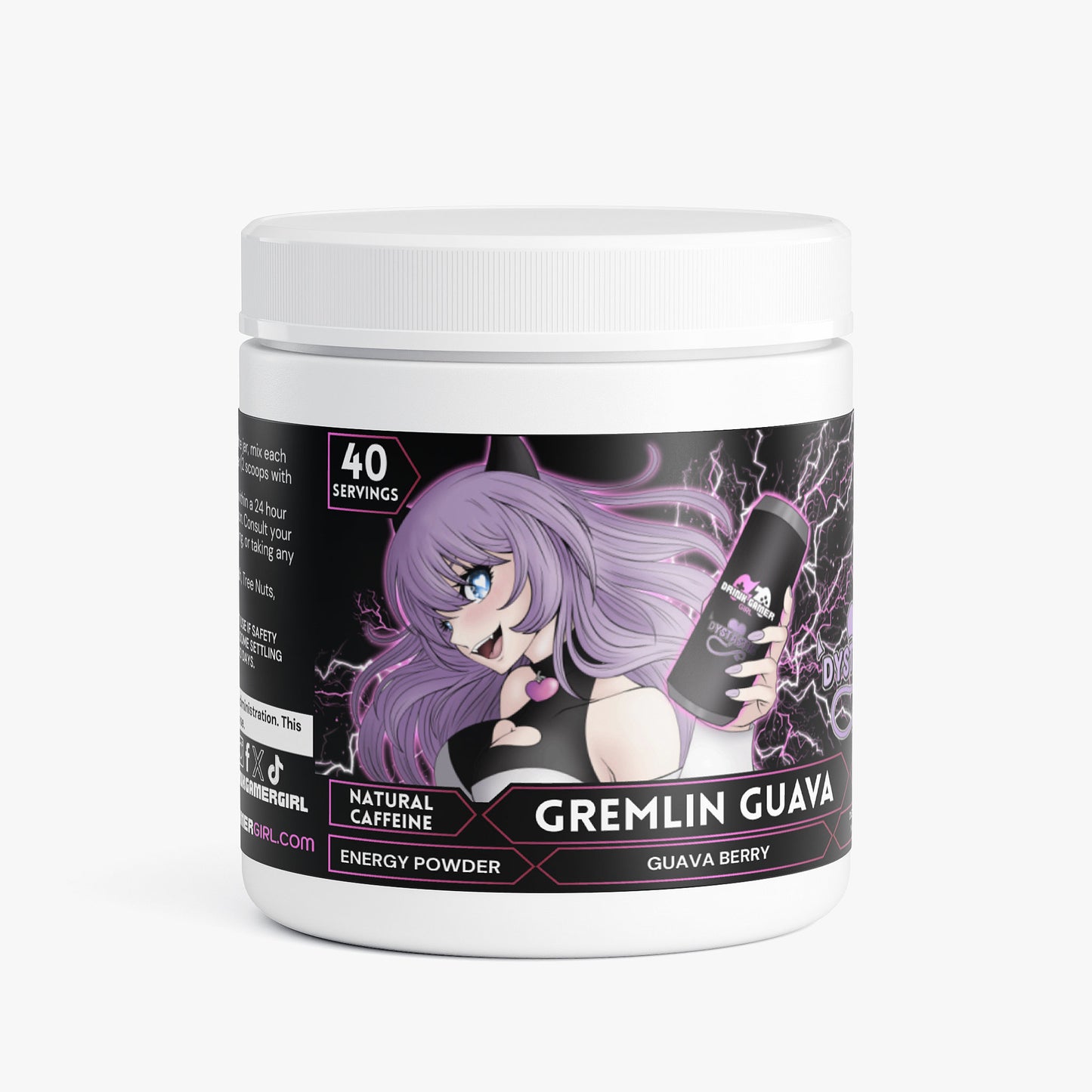 Dystastic - Gremlin Guava Energy Powder (Guava Berry)