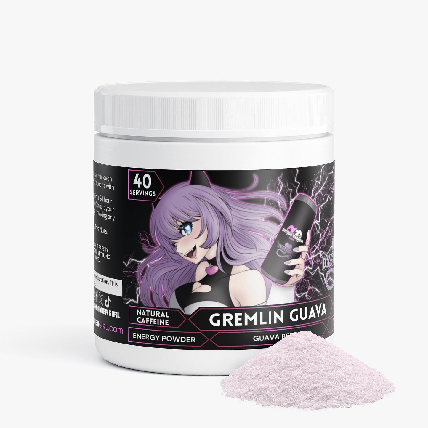 Dystastic - Gremlin Guava Energy Powder (Guava Berry)