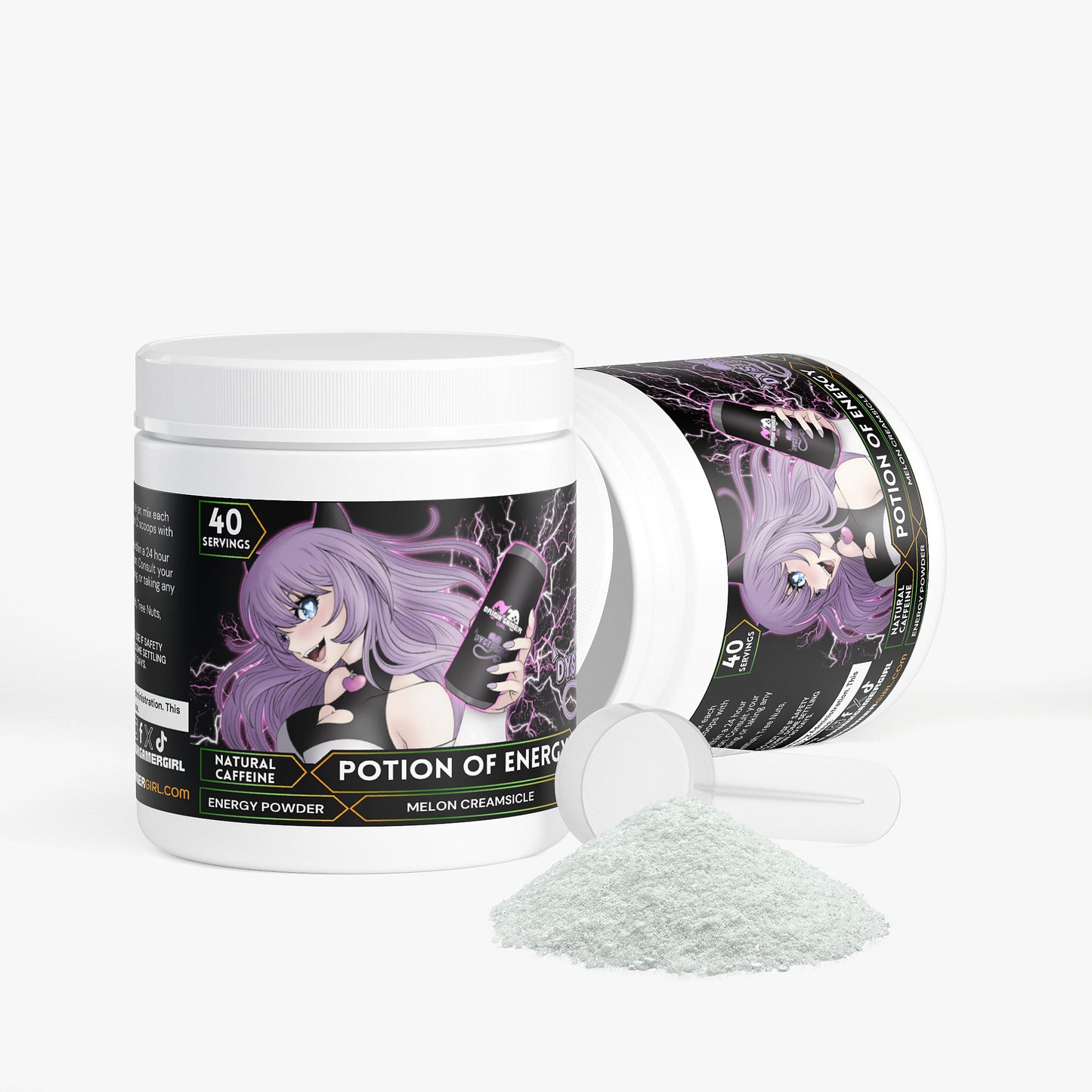 Dystastic - Potion of Energy Energy Powder (Melon Creamsicle)