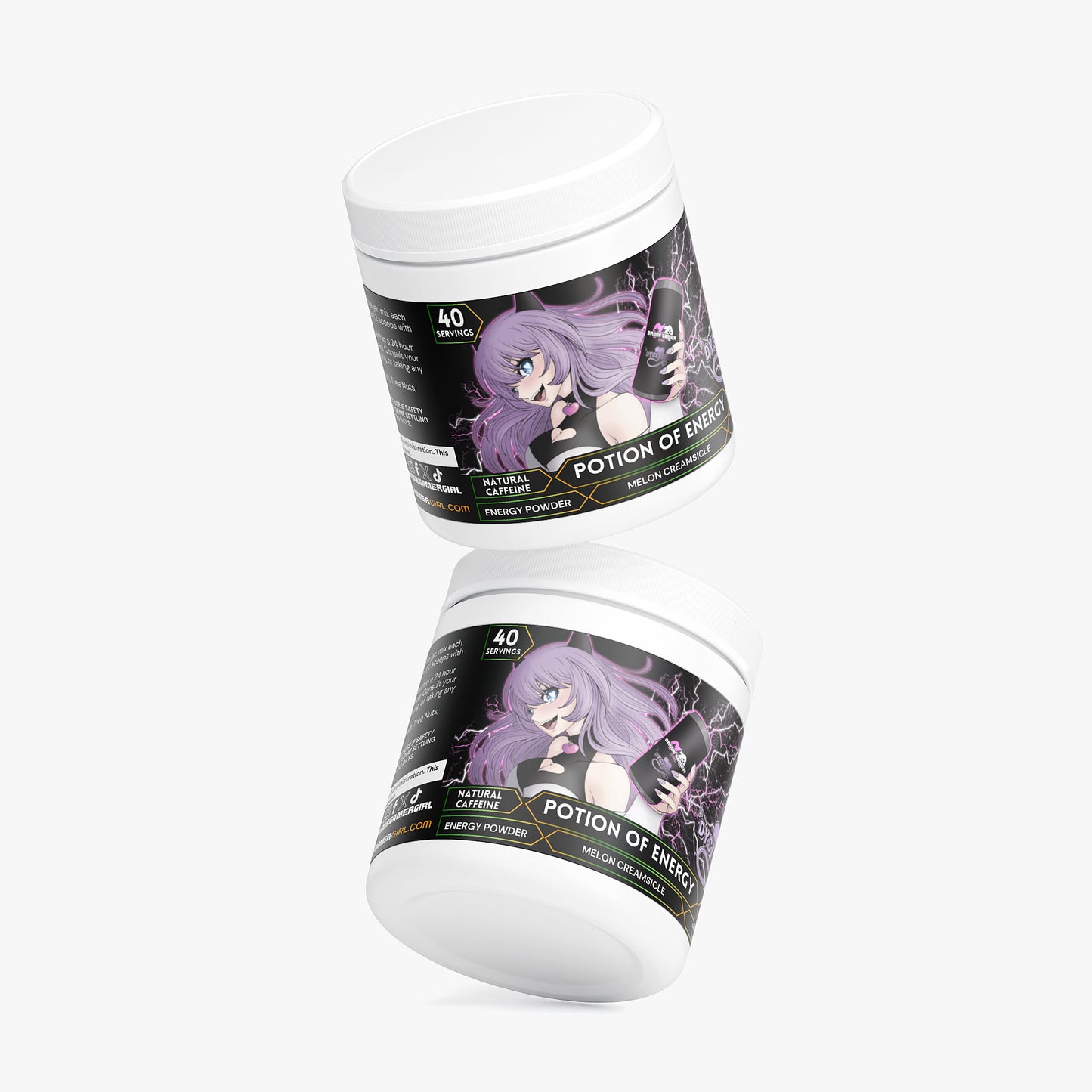 Dystastic - Potion of Energy Energy Powder (Melon Creamsicle)