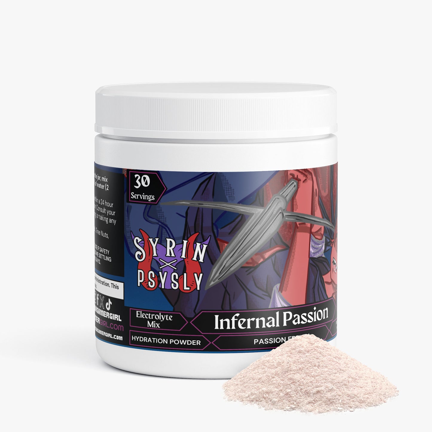 Syrin & PsySly - Infernal Passion Hydration Powder (Passion Fruit)