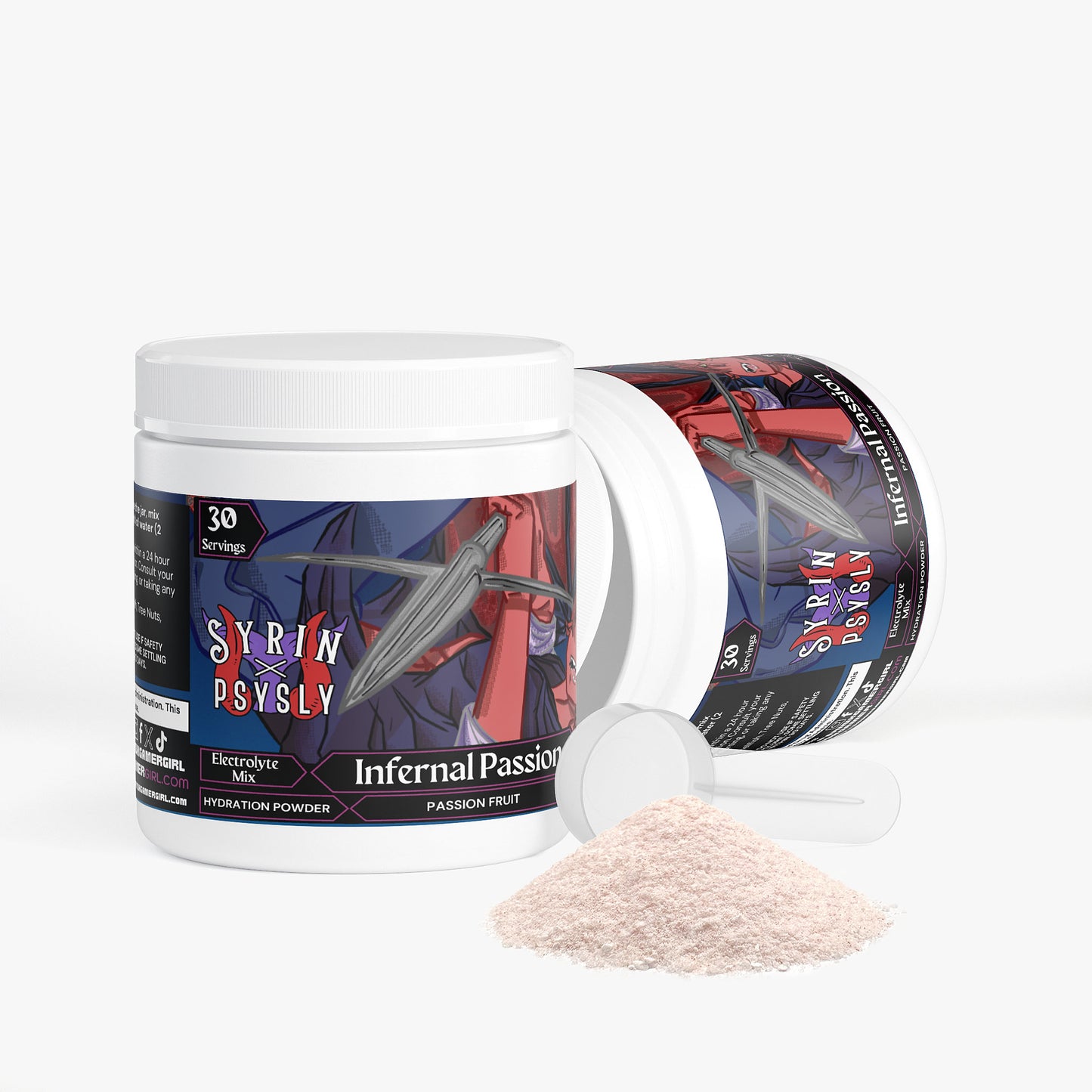 Syrin & PsySly - Infernal Passion Hydration Powder (Passion Fruit)