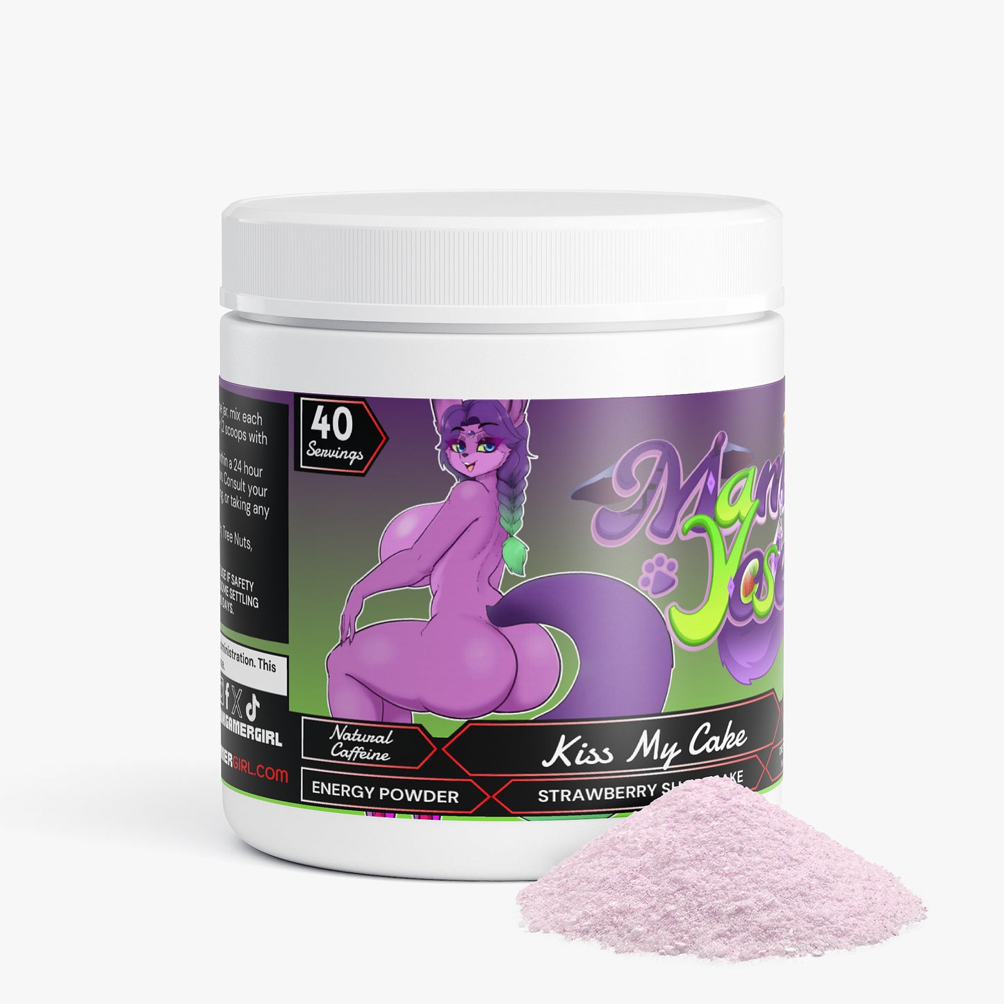 MamaYosei - Kiss My Cake Energy Powder (Strawberry Shortcake)