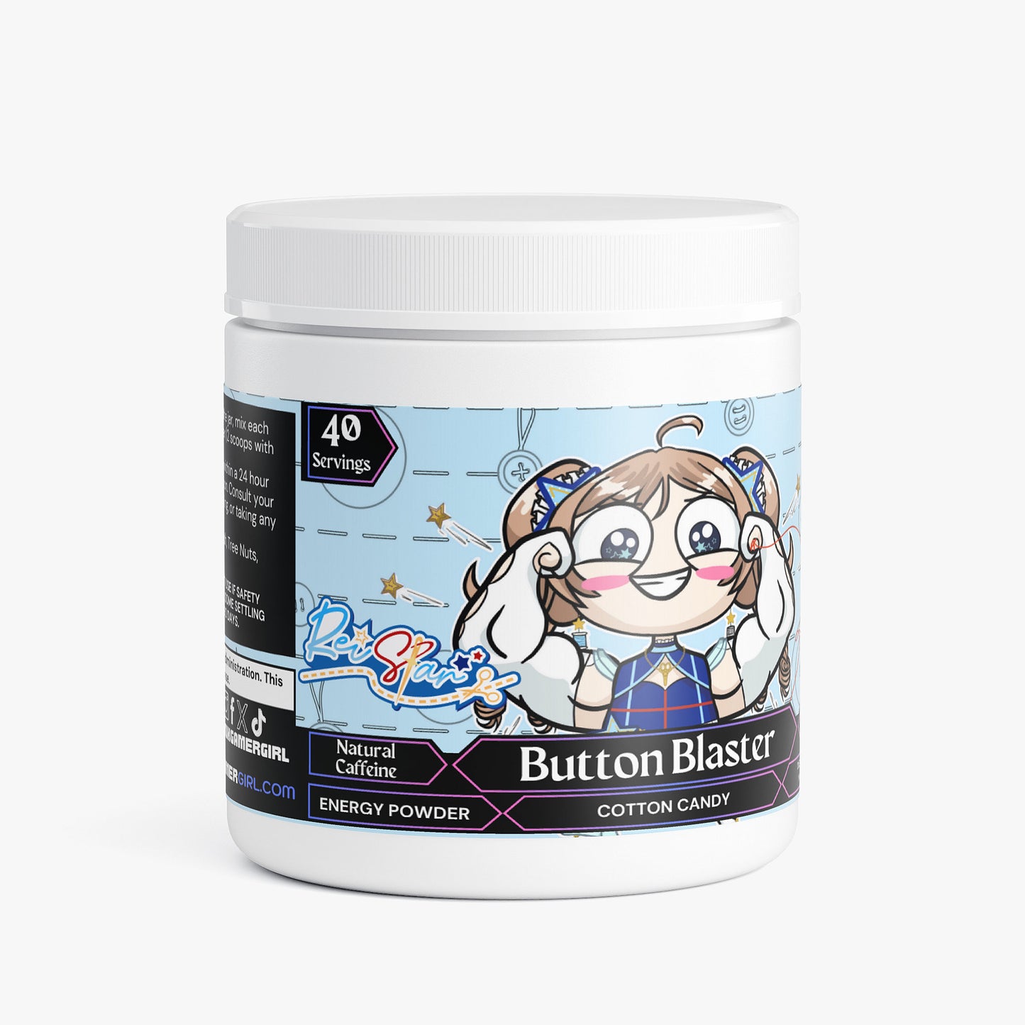 ReiStar Cosplay - Button Blaster Energy Powder (Cotton Candy)