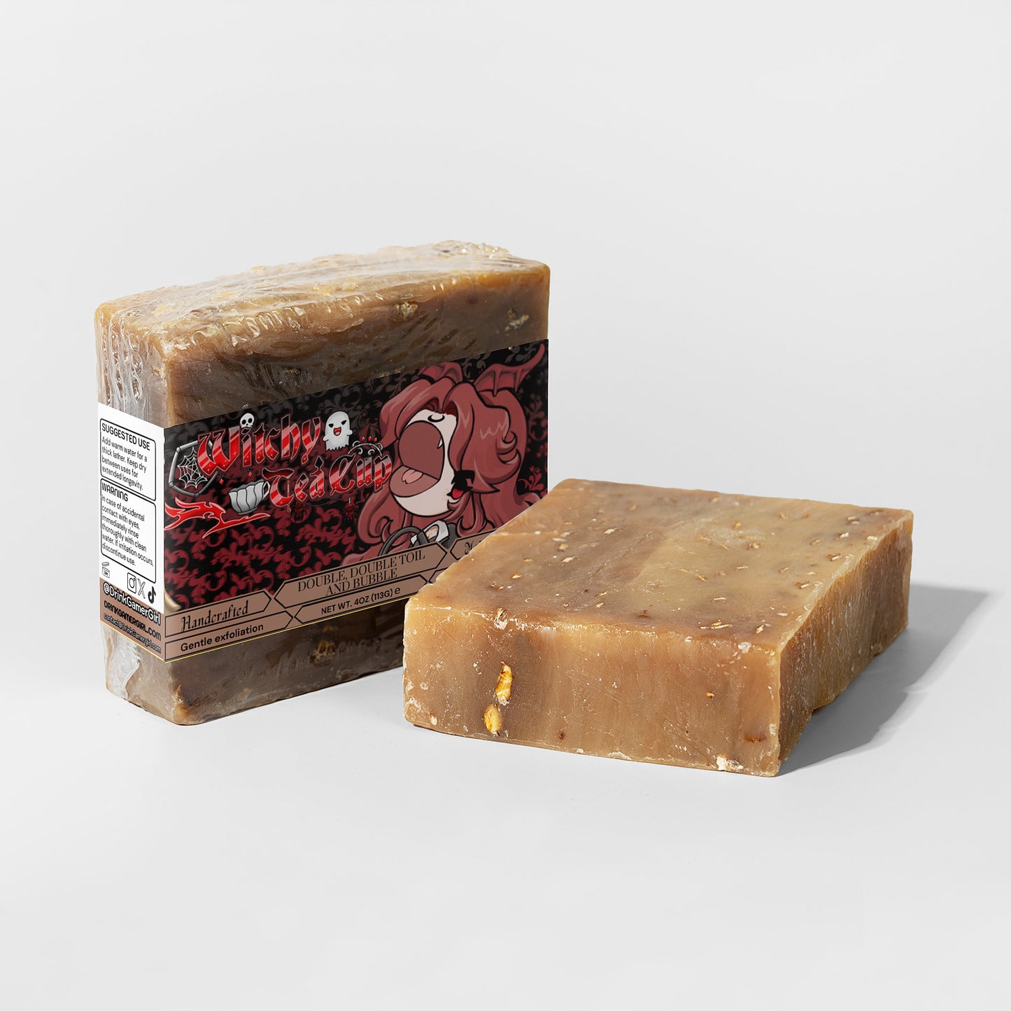 Witchy Tea Cup - Double, Double Toil and Bubble Oat Milk Honey Soap
