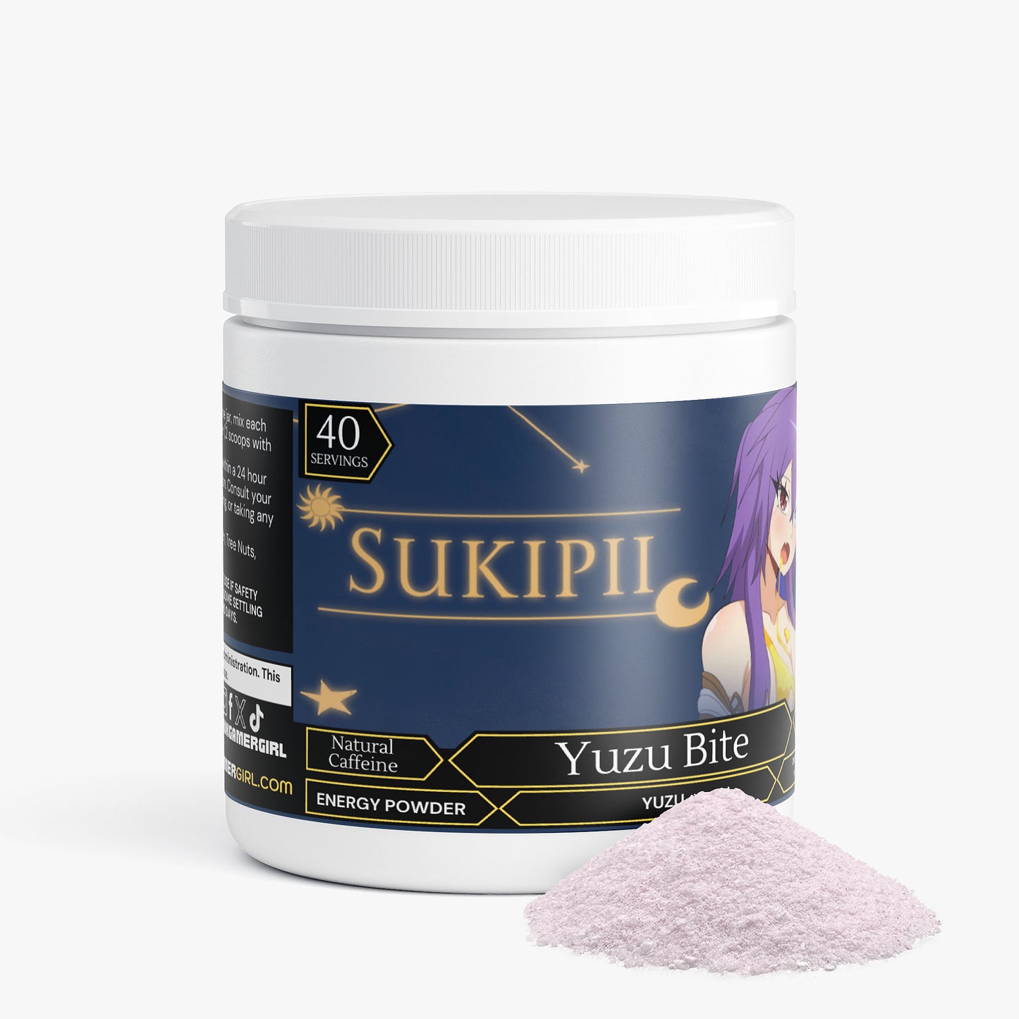 Sukipii - Yuzu Bite Energy Powder (Yuzu Flavor)