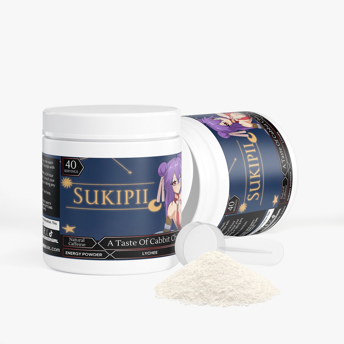 Sukipii - A Taste Of Cabbit Chii Energy Powder (Lychee Energy)