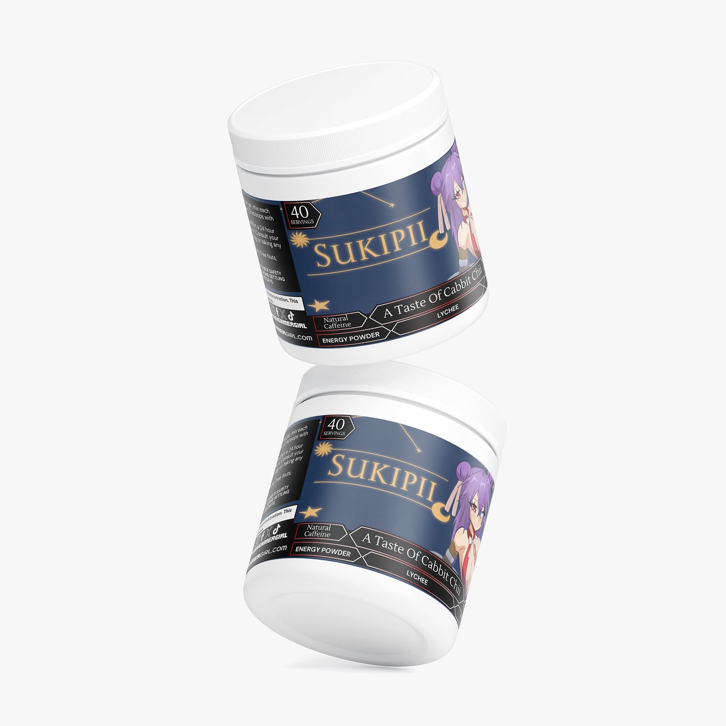 Sukipii - A Taste Of Cabbit Chii Energy Powder (Lychee Energy)