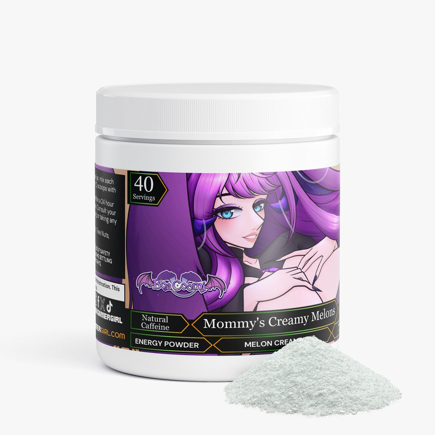 Boa Coomi - Mommy's Creamy Melons Energy Powder (Melon Creamsicle)