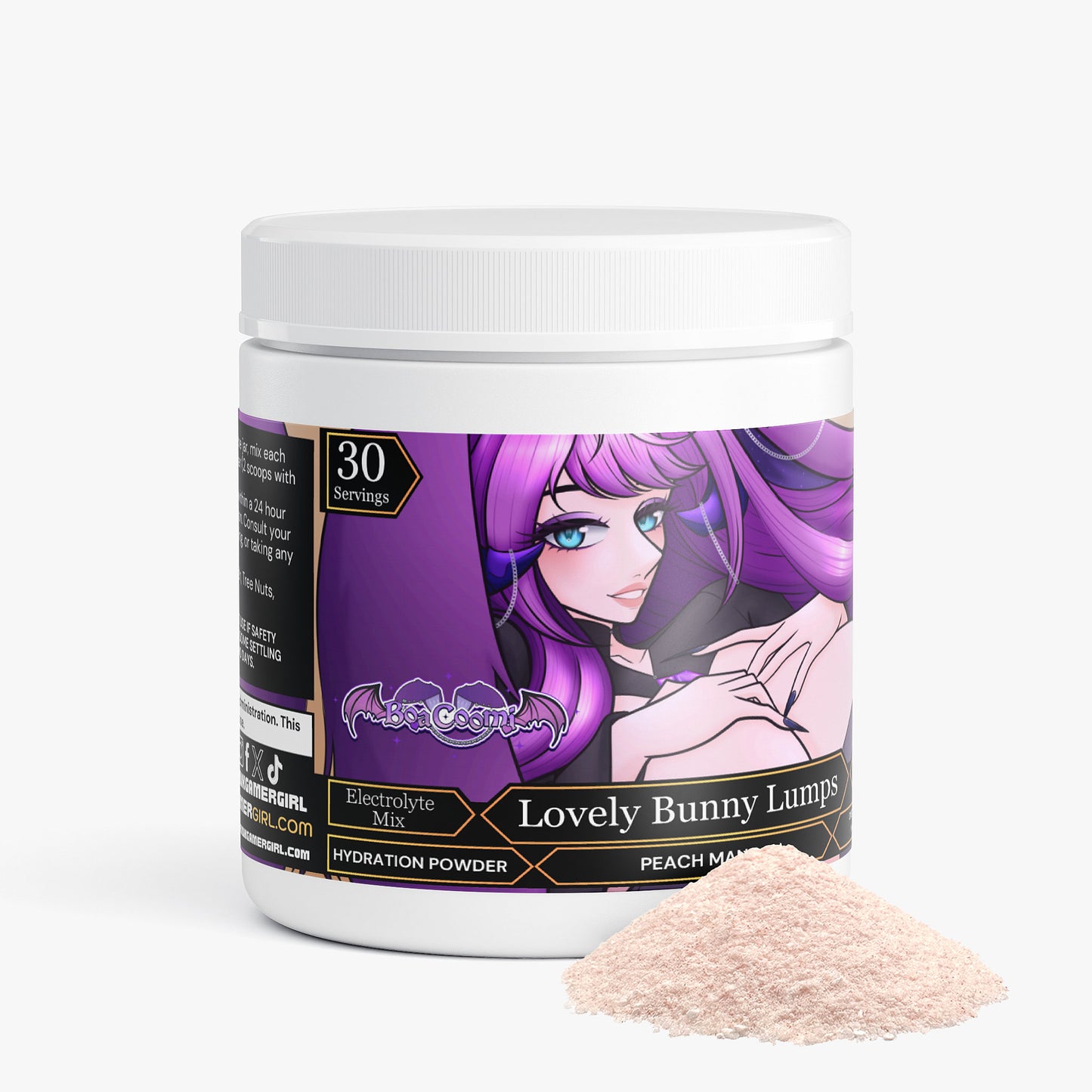 Boa Coomi - Lovely Bunny Lumps Hydration Powder (Peach Mango)