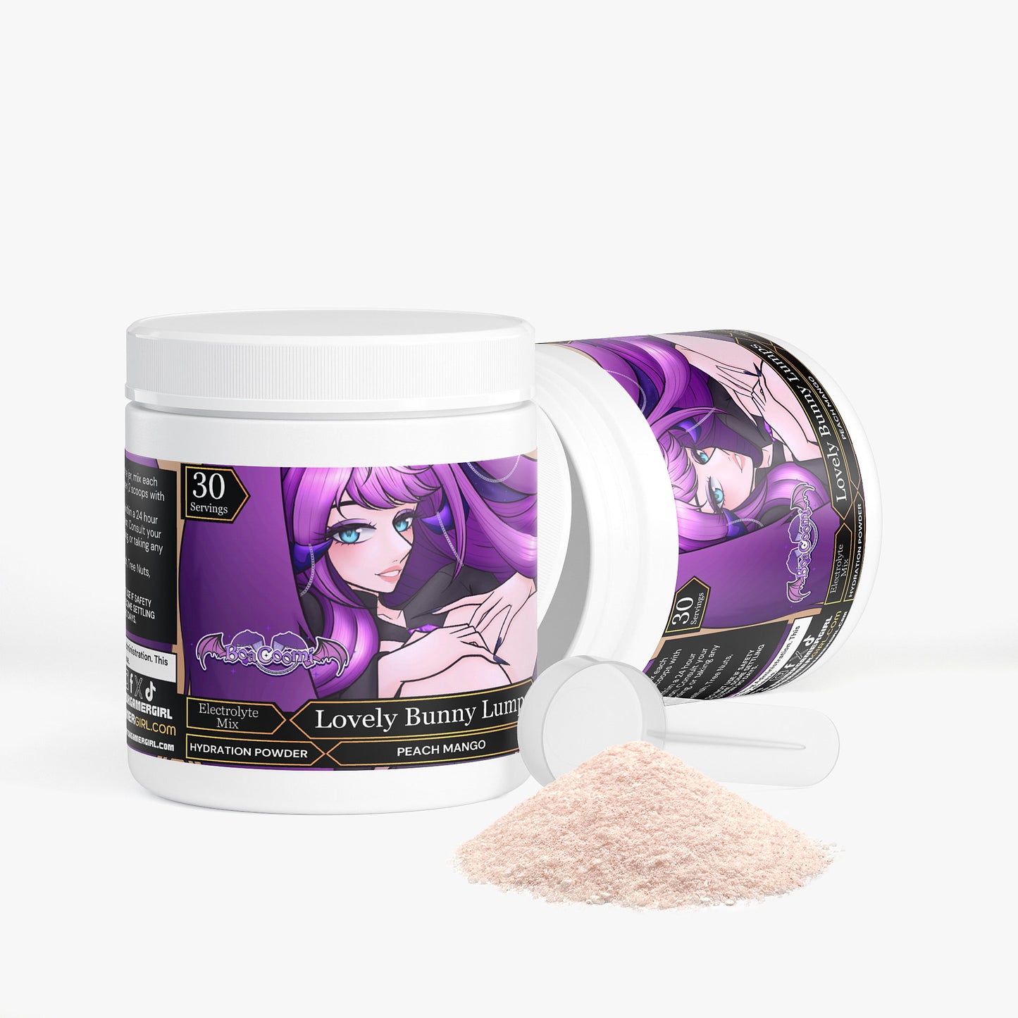 Boa Coomi - Lovely Bunny Lumps Hydration Powder (Peach Mango)