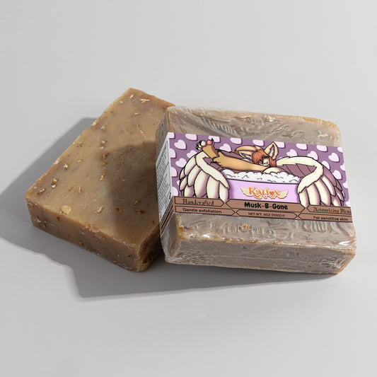 KatFox - Musk-B-Gone Oat Milk Honey Soap