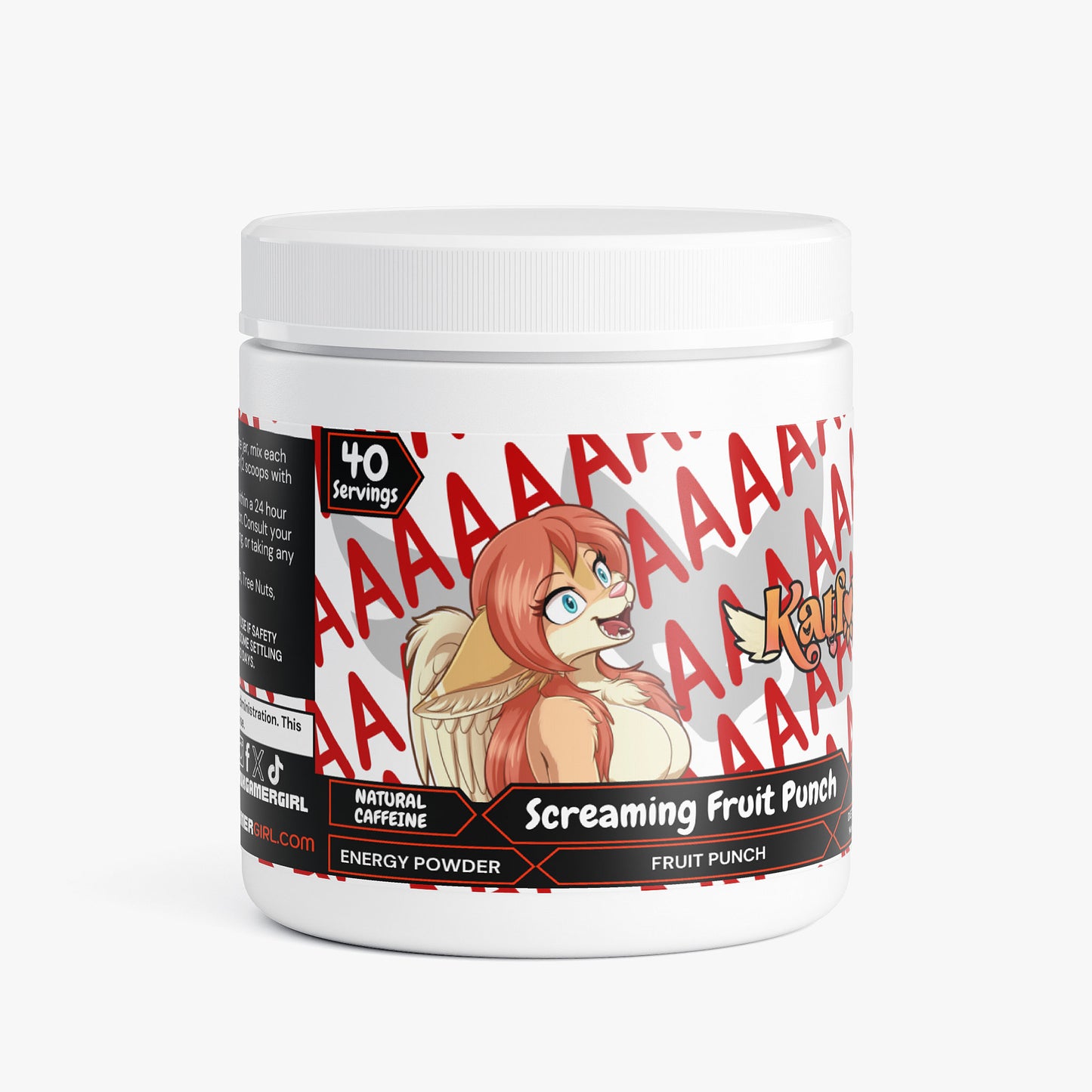 KatFox - Screaming Fruit Punch Energy Powder (Fruit Punch)