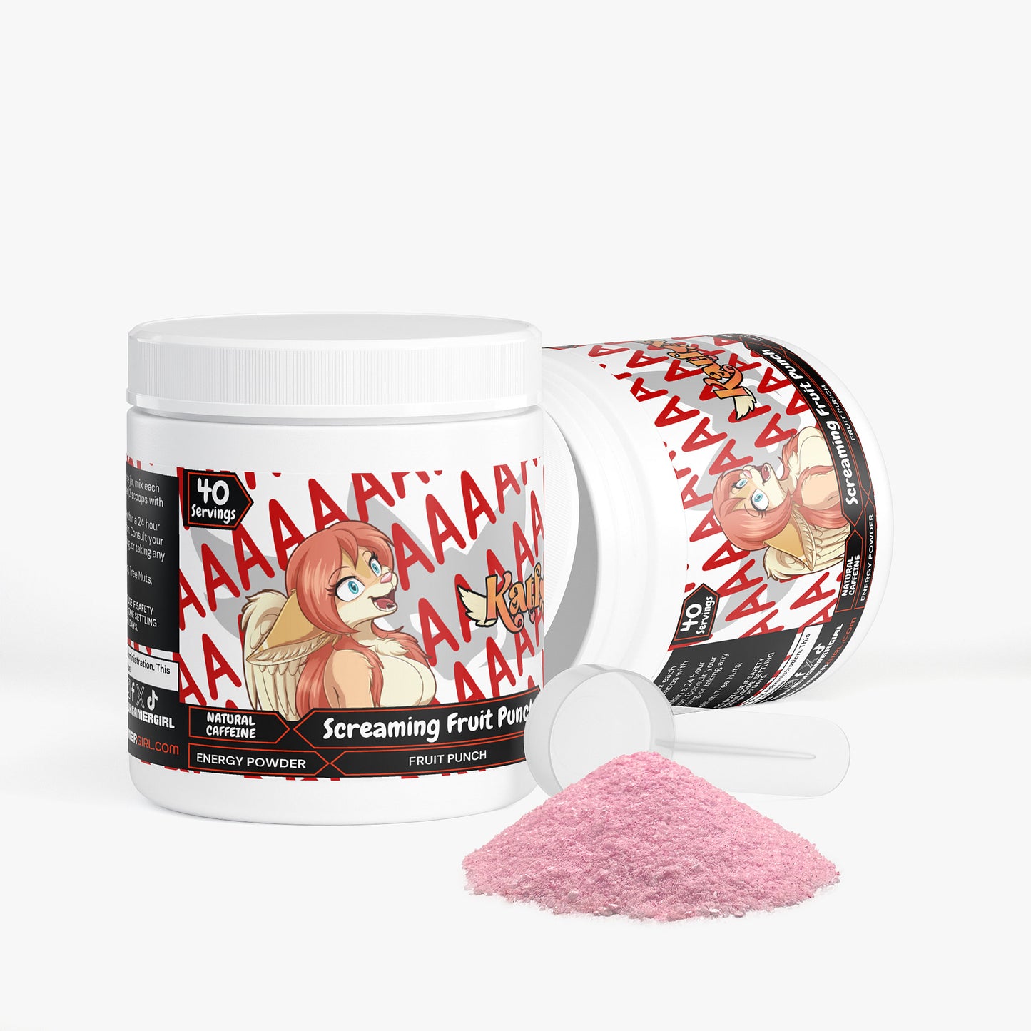 KatFox - Screaming Fruit Punch Energy Powder (Fruit Punch)